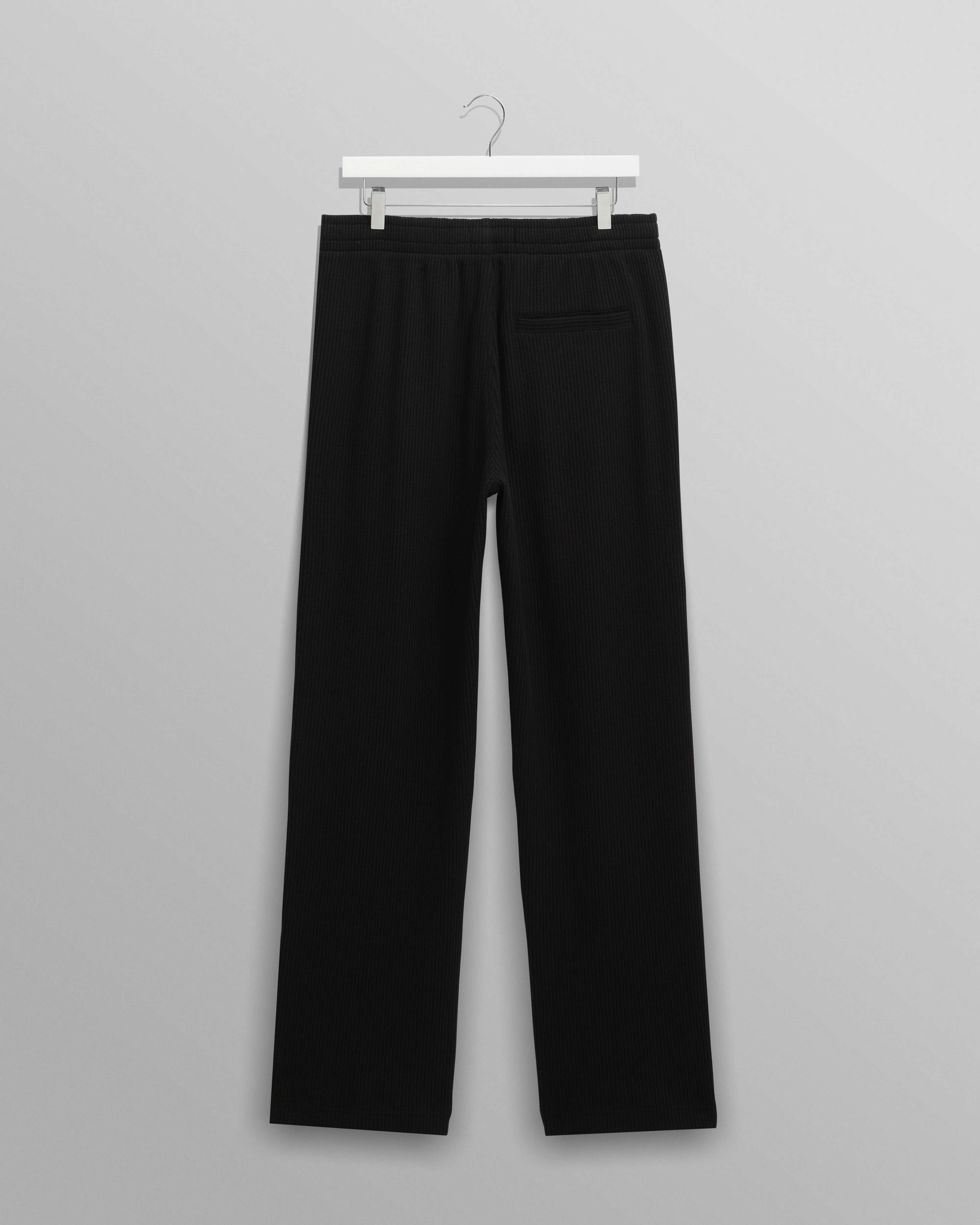 Ska - Black Structured Waffle Joggers - Image 8