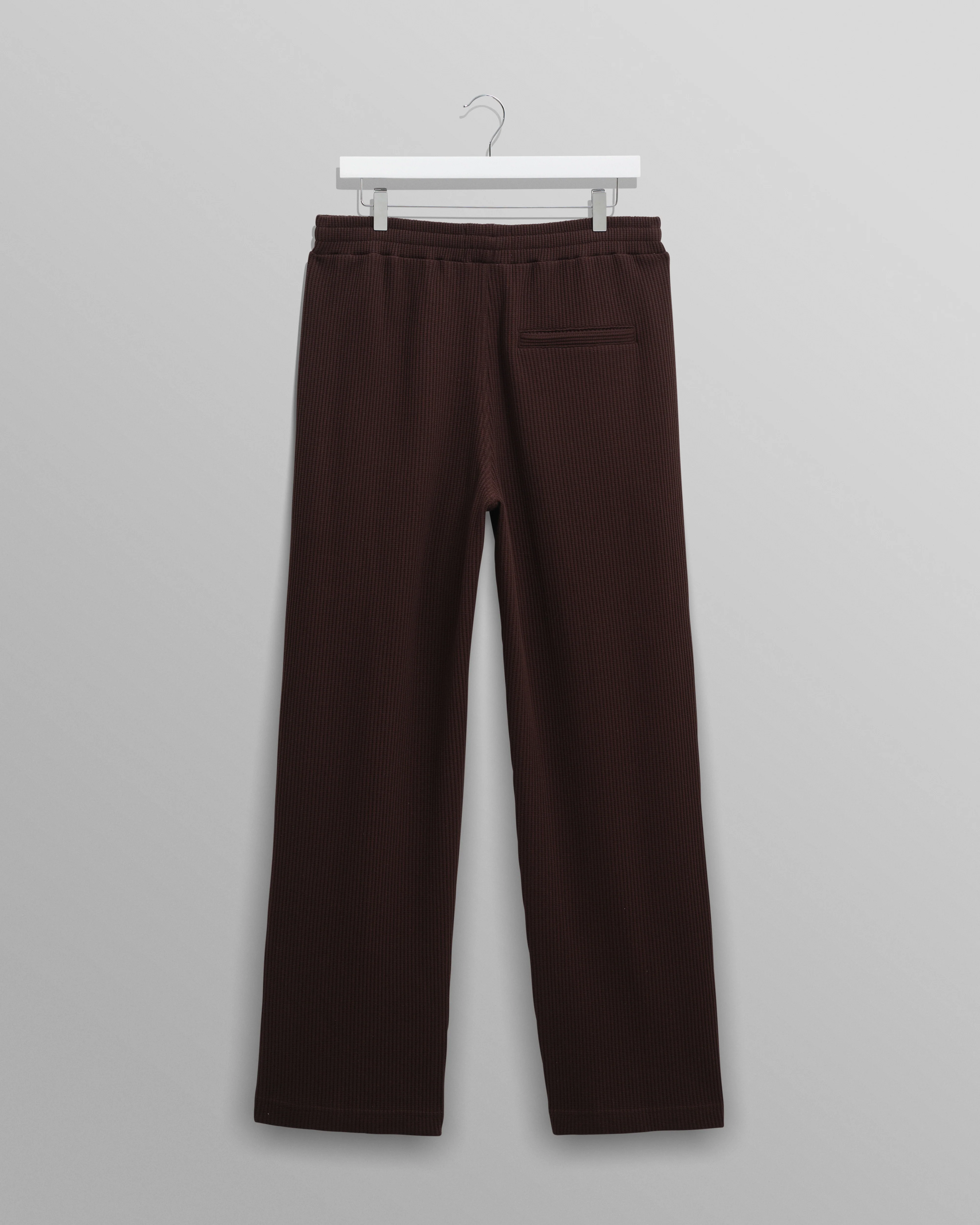 Ska - Dark Brown Structured Waffle Joggers - Image 8