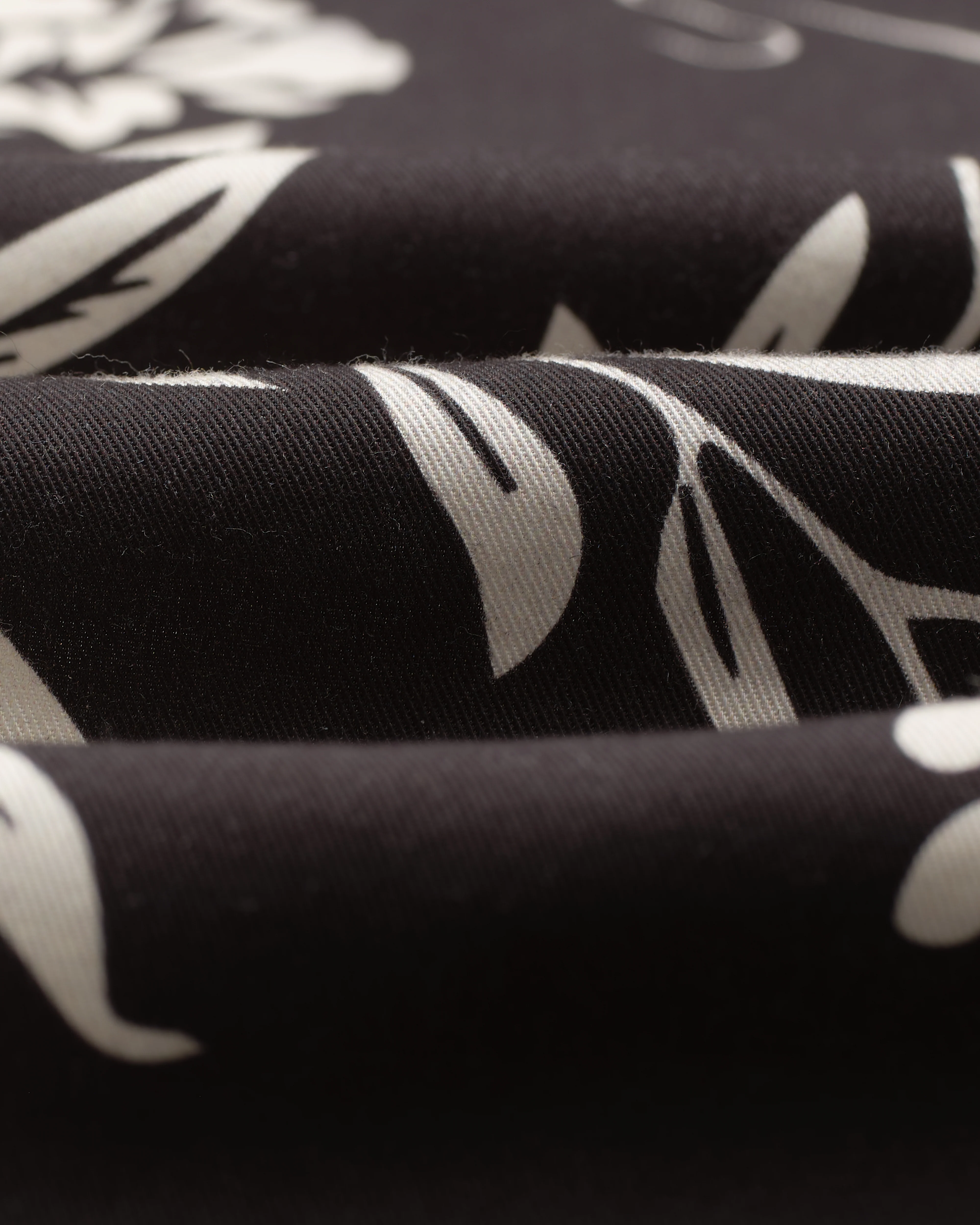 Sloane - Black Floral Neck Scarf - Image 5