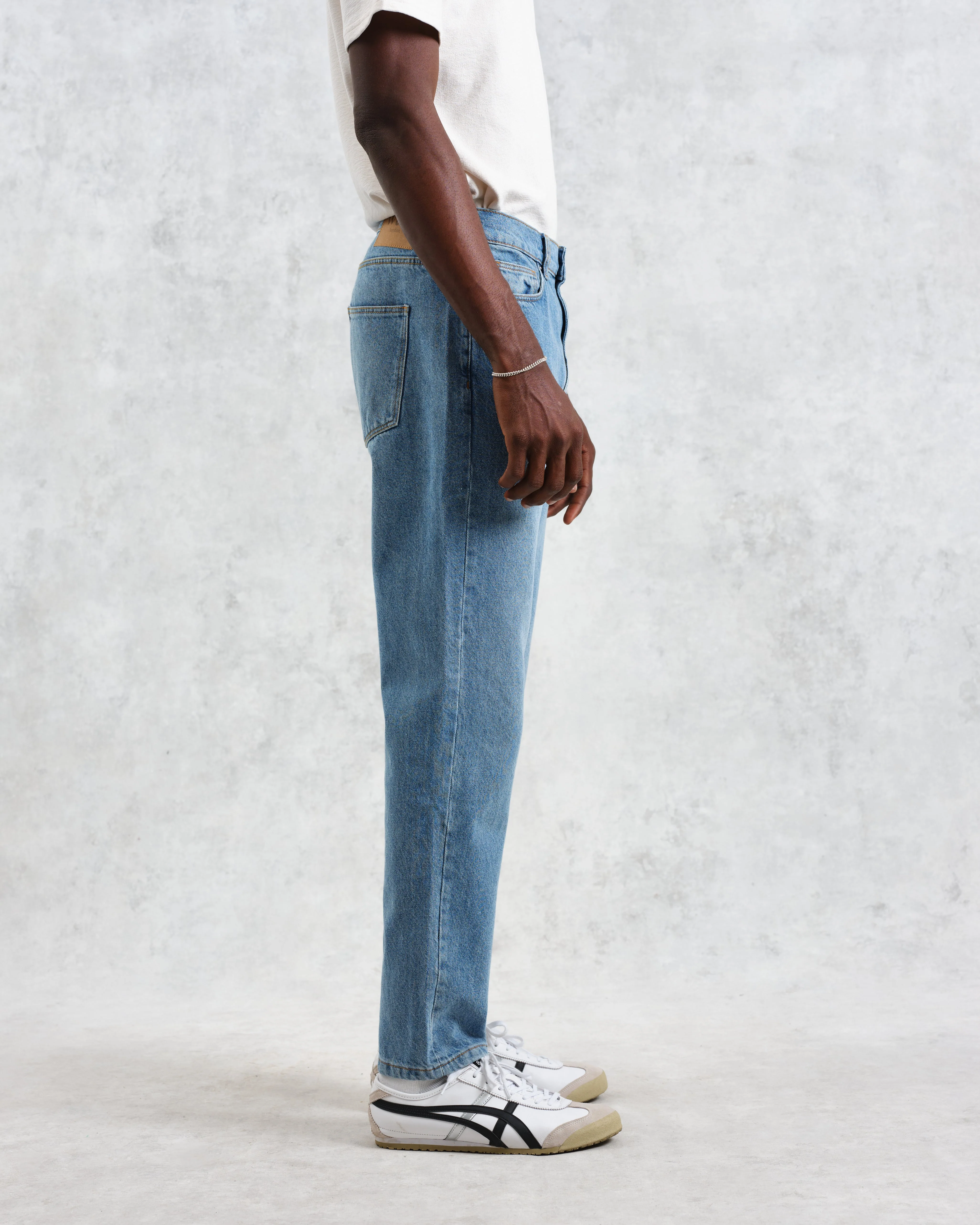 Soho - Mid Wash Slim Fit Denim Jeans - Image 5