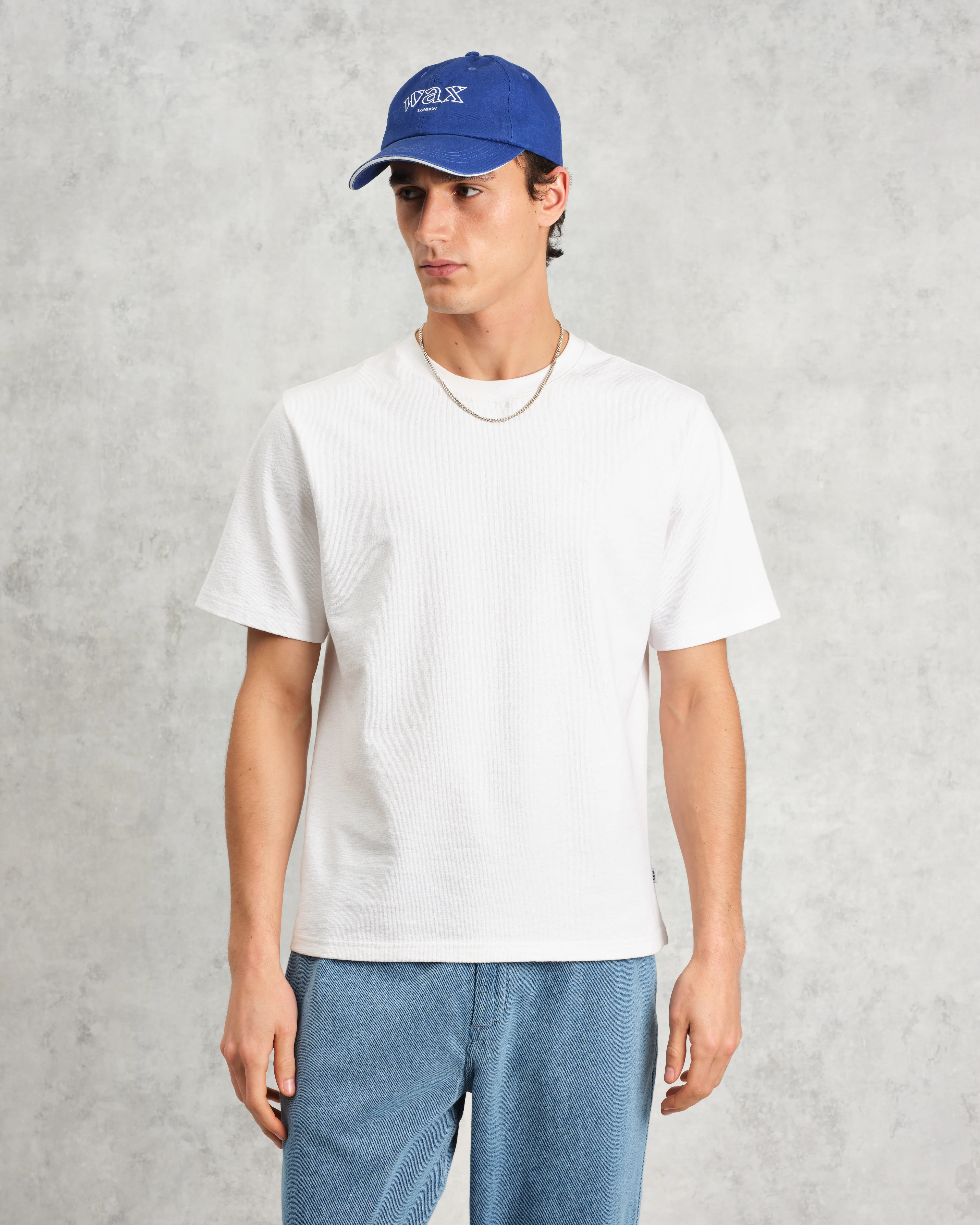 Spencer - Bright Blue Cotton Sports Cap - Image 3