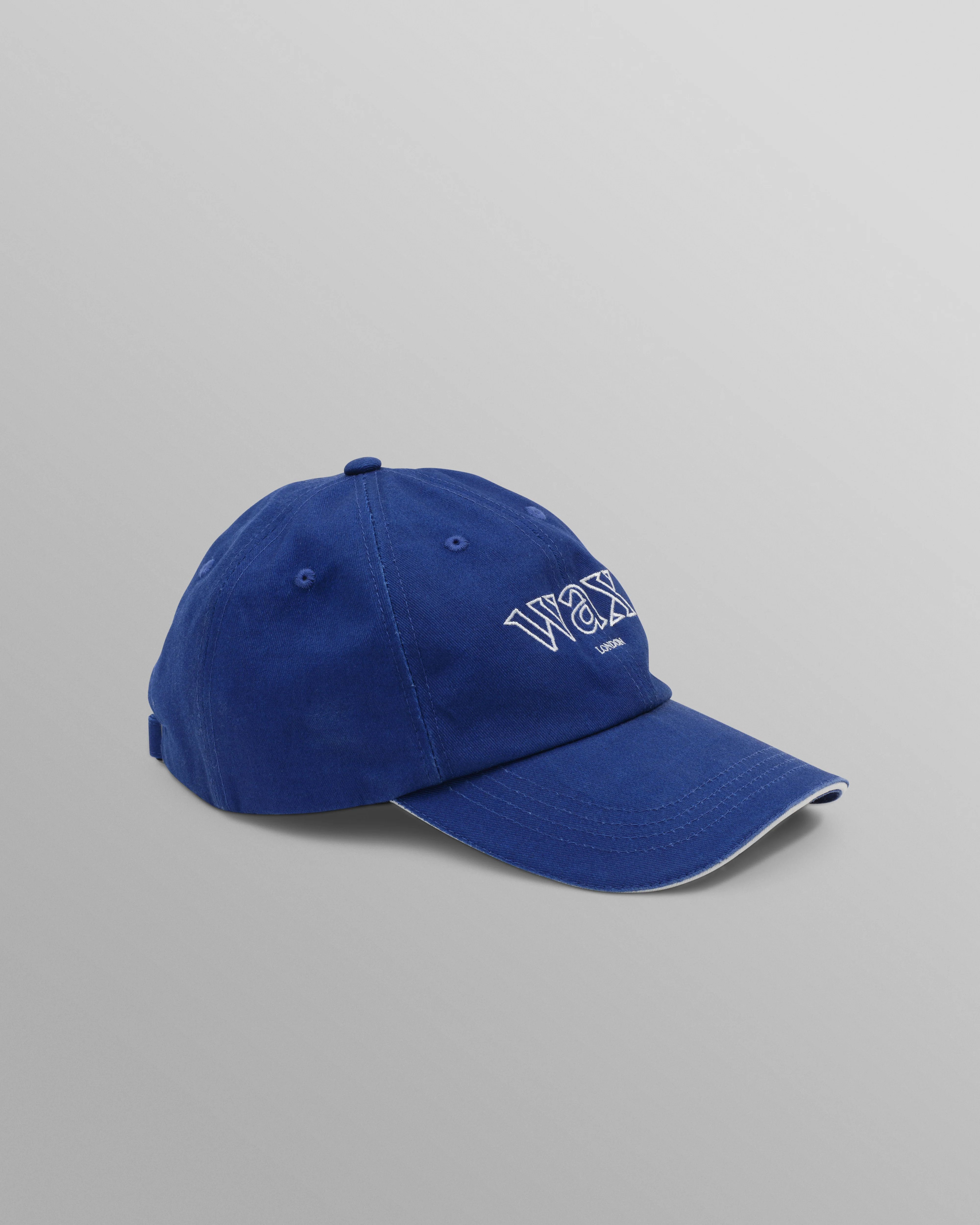 Spencer - Bright Blue Cotton Sports Cap - Image 4