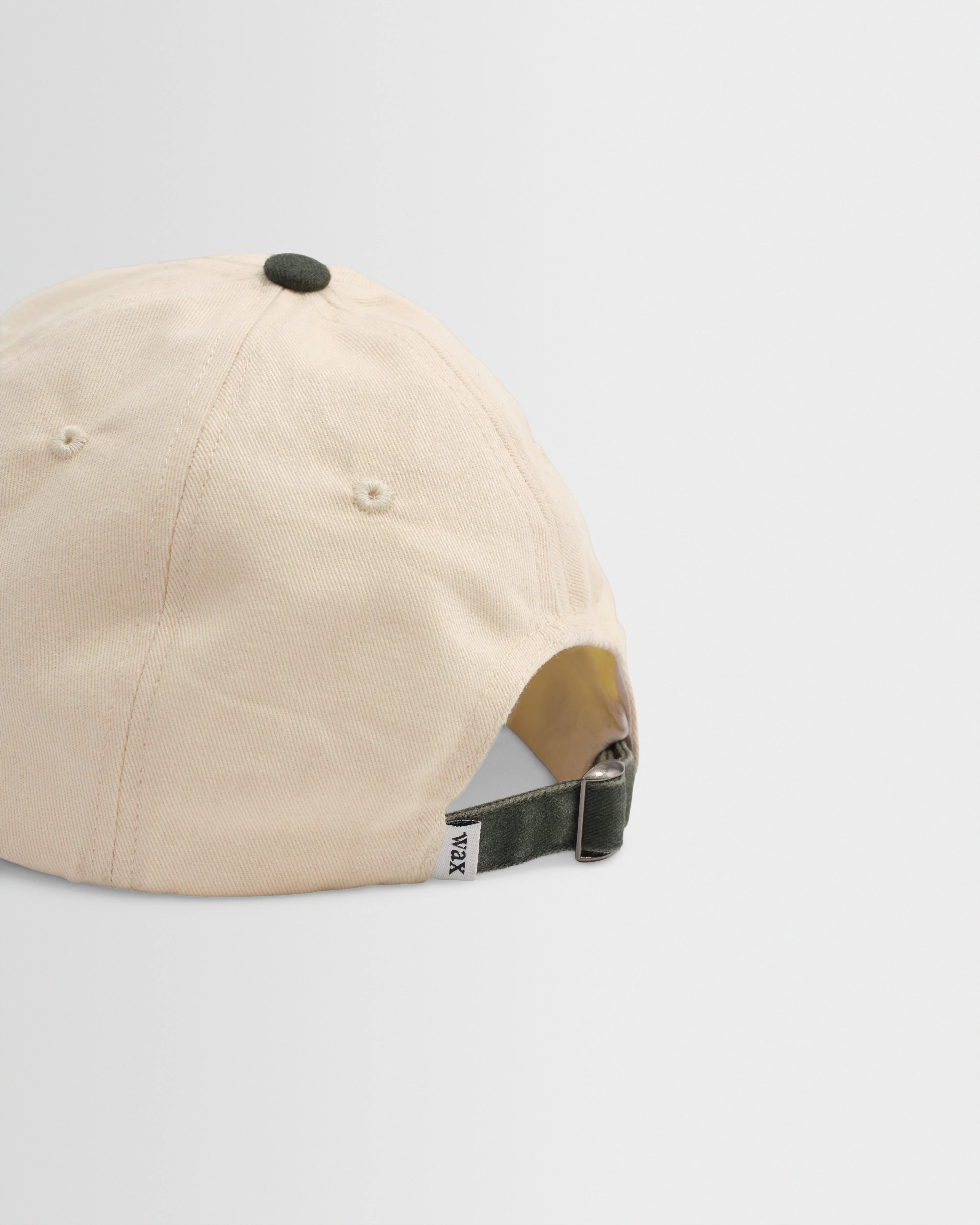 Spencer - Ecru And Khaki Cotton Sports Cap - Image 5