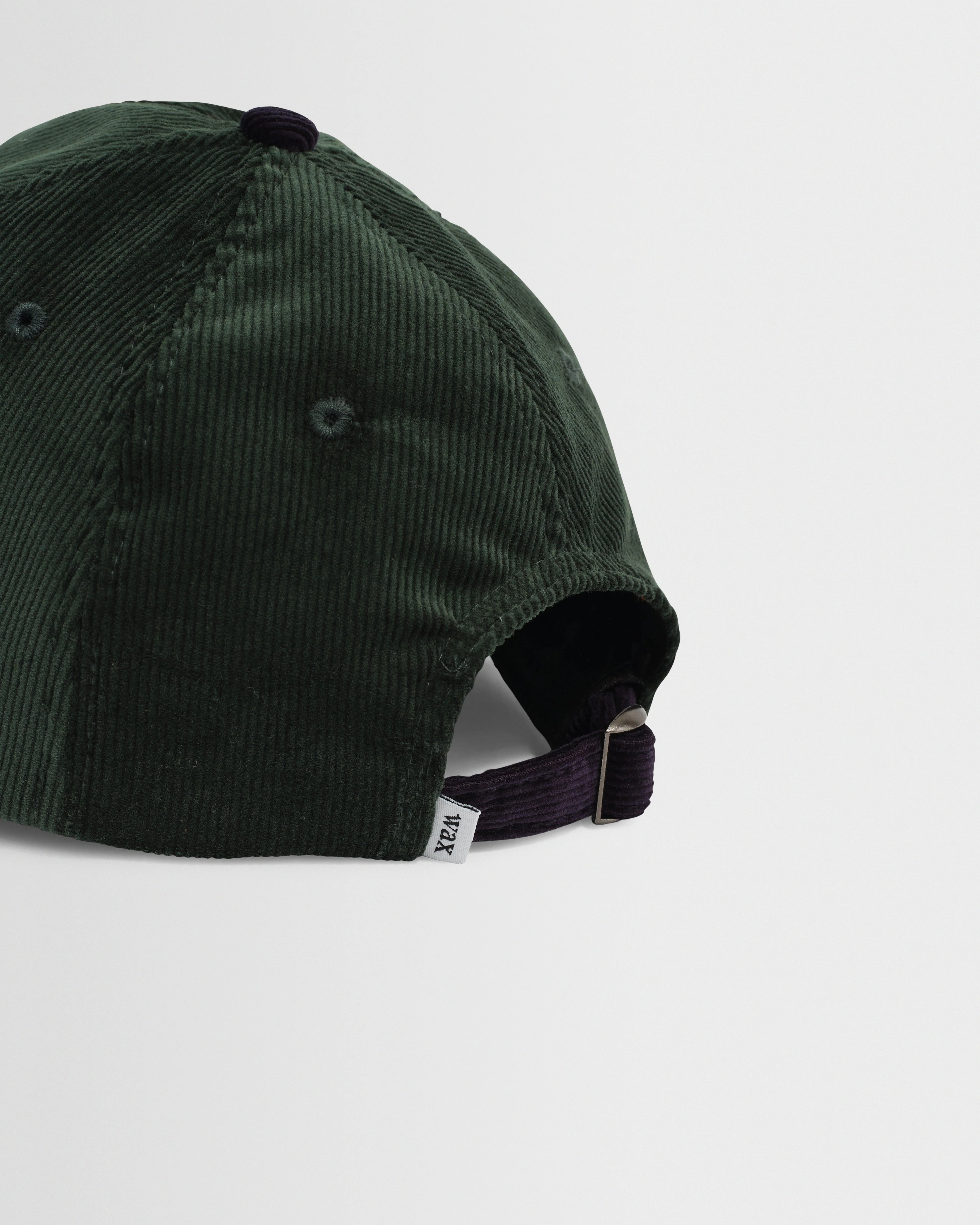 Spencer - Green And Navy Corduroy Sports Cap - Image 5