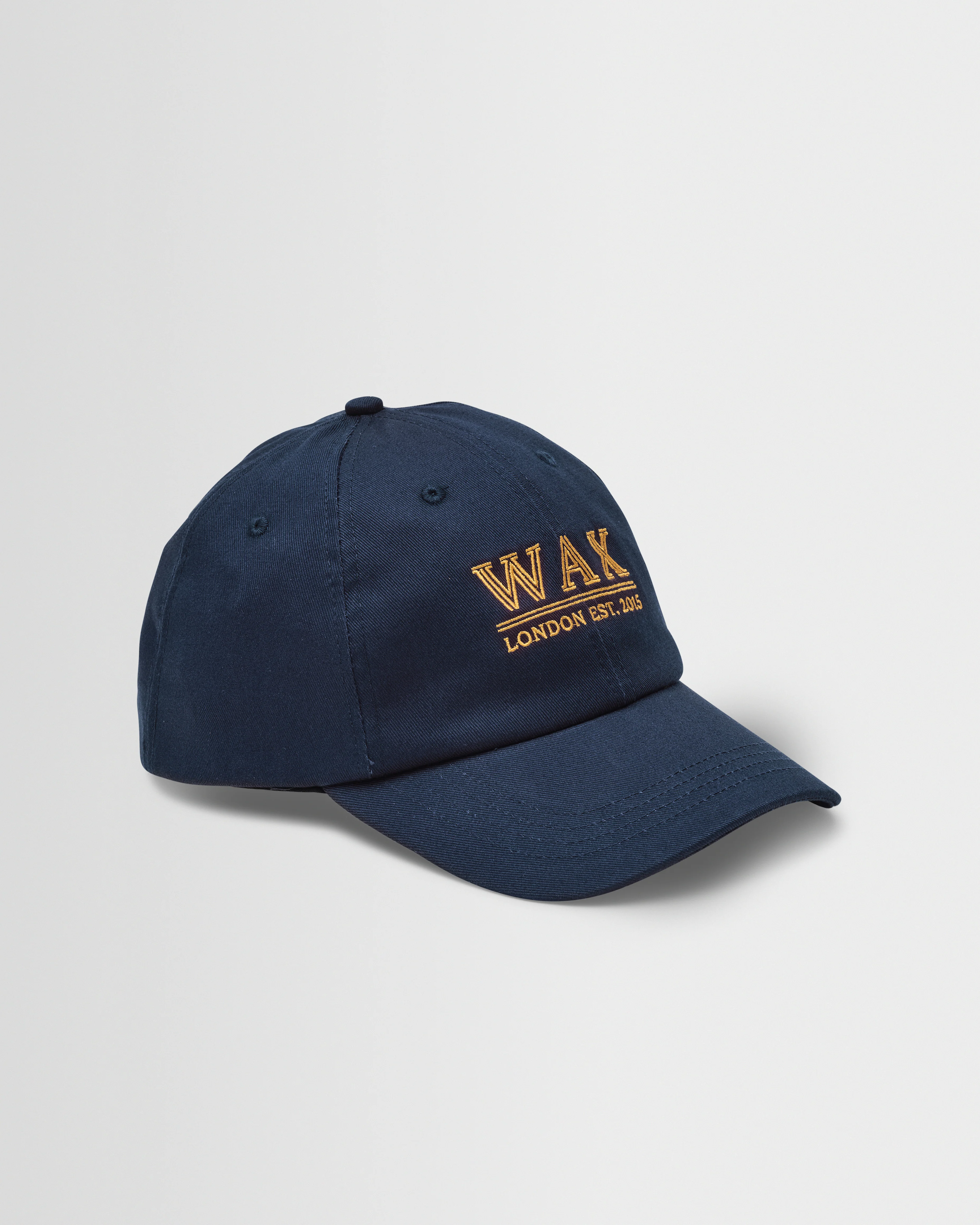 Spencer - Navy & Yellow Cotton Sports Cap - Image 3