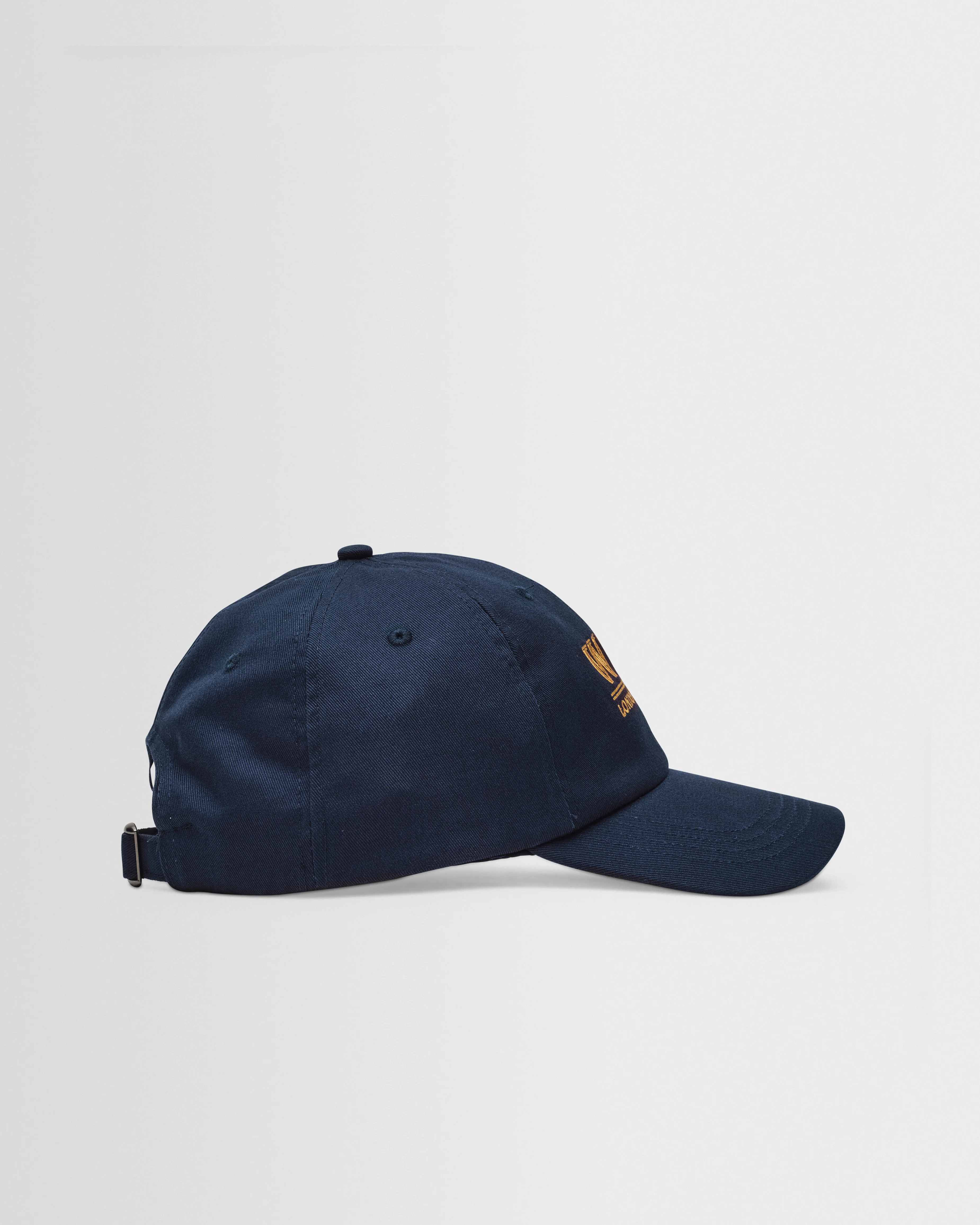 Spencer - Navy & Yellow Cotton Sports Cap - Image 4
