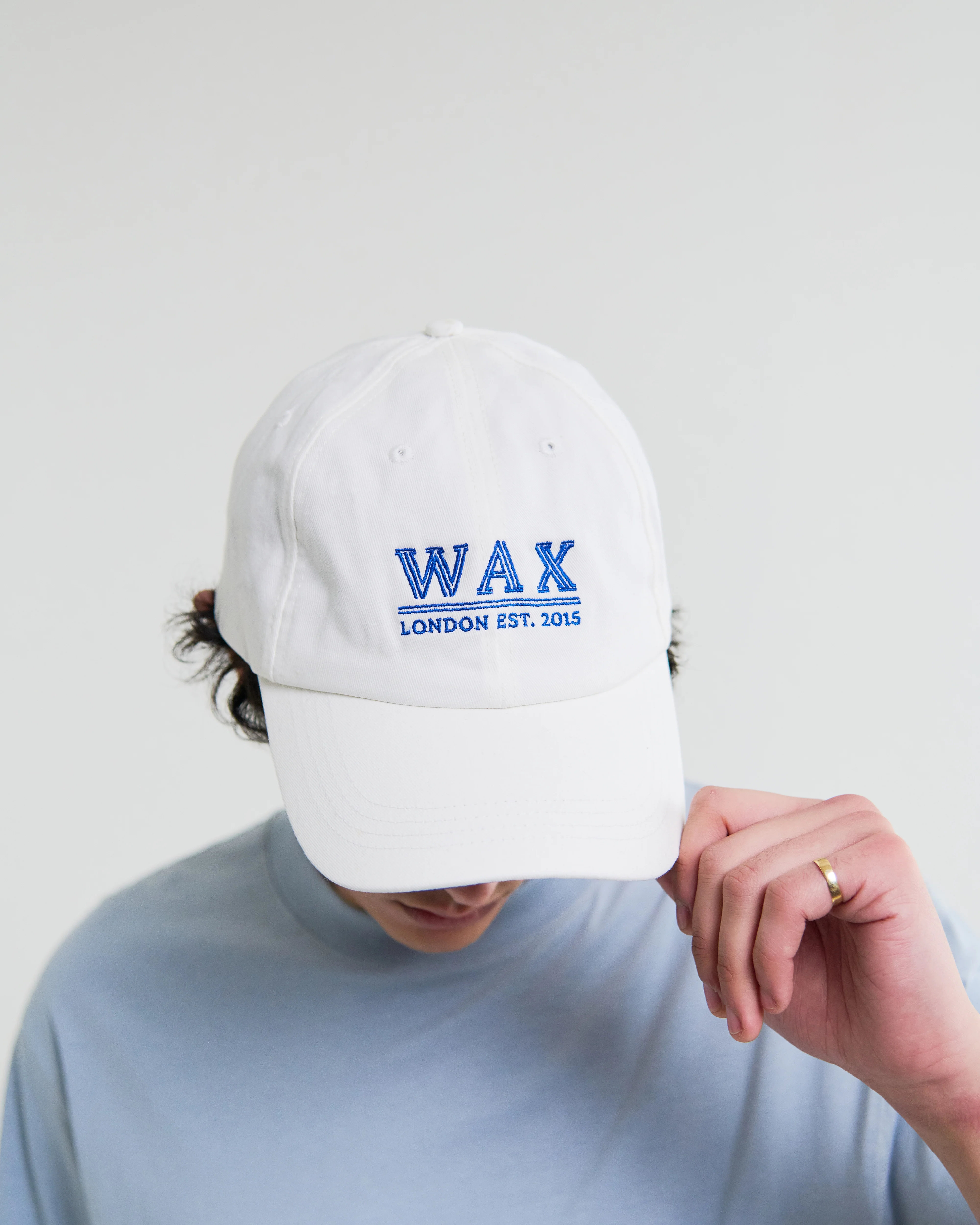 Spencer - Off White Cotton Sports Cap - Image 2
