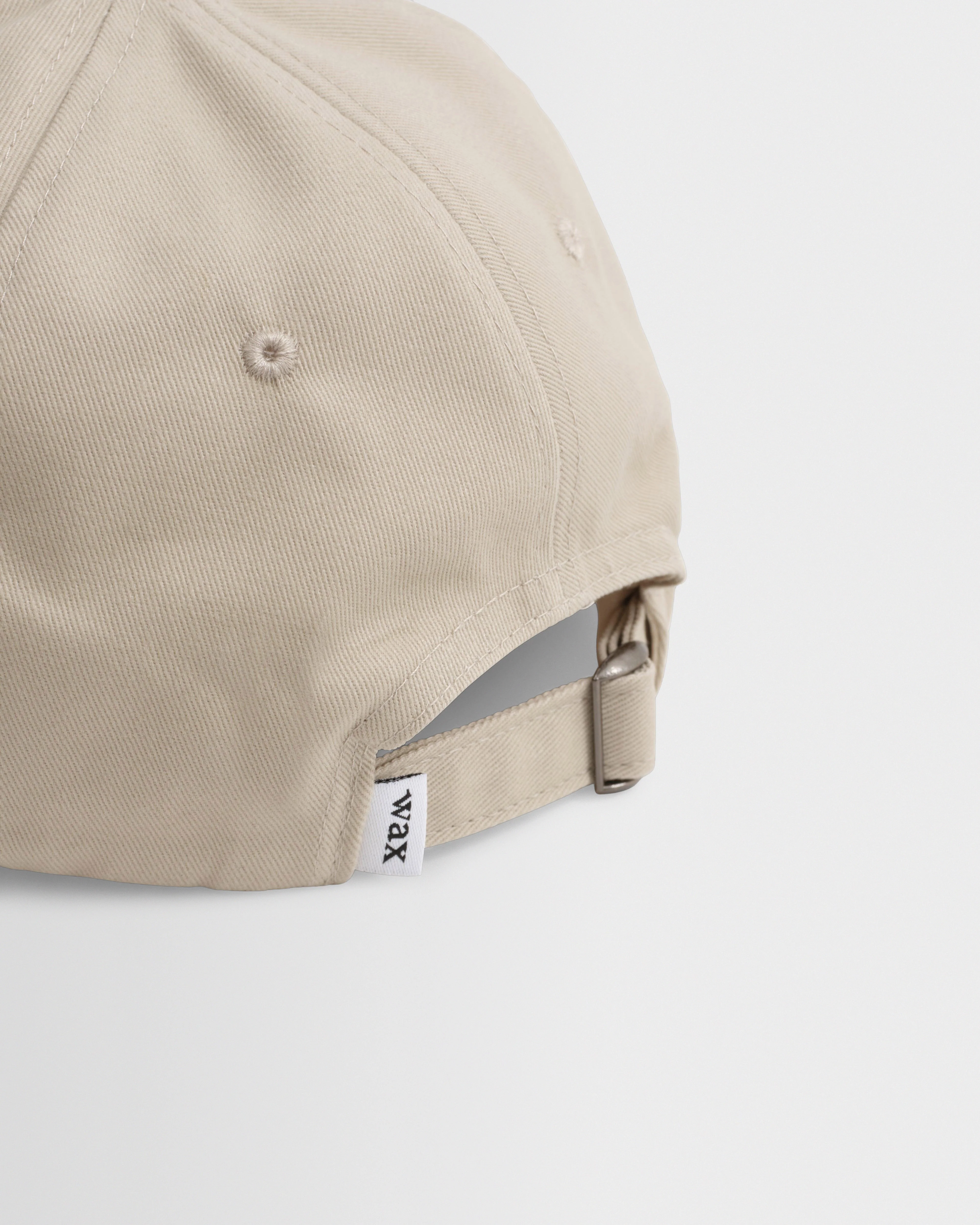 Spencer - Stone/Navy Cotton Sports Cap - Image 5