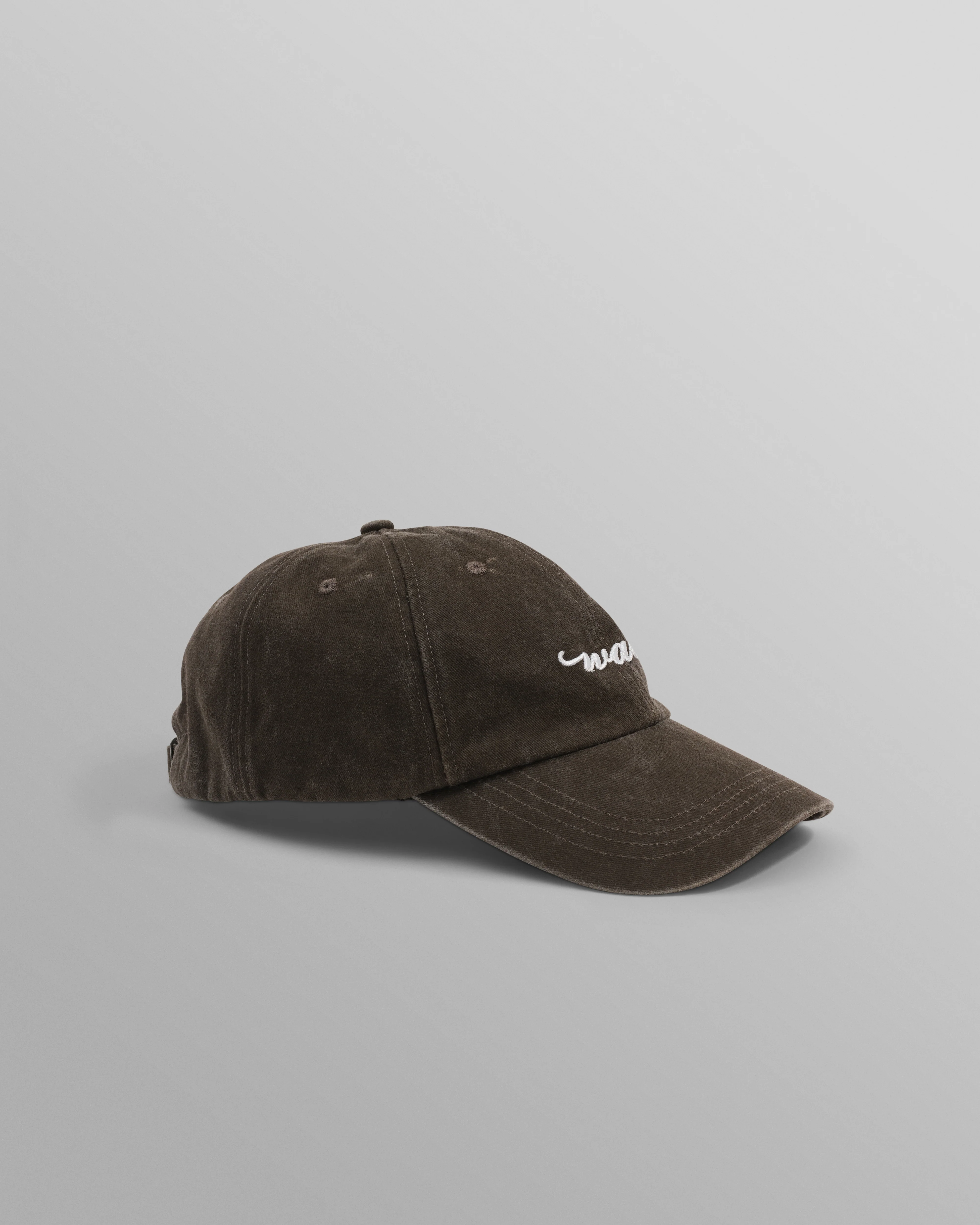 Spencer - Washed Brown Cotton Sports Cap - Image 4