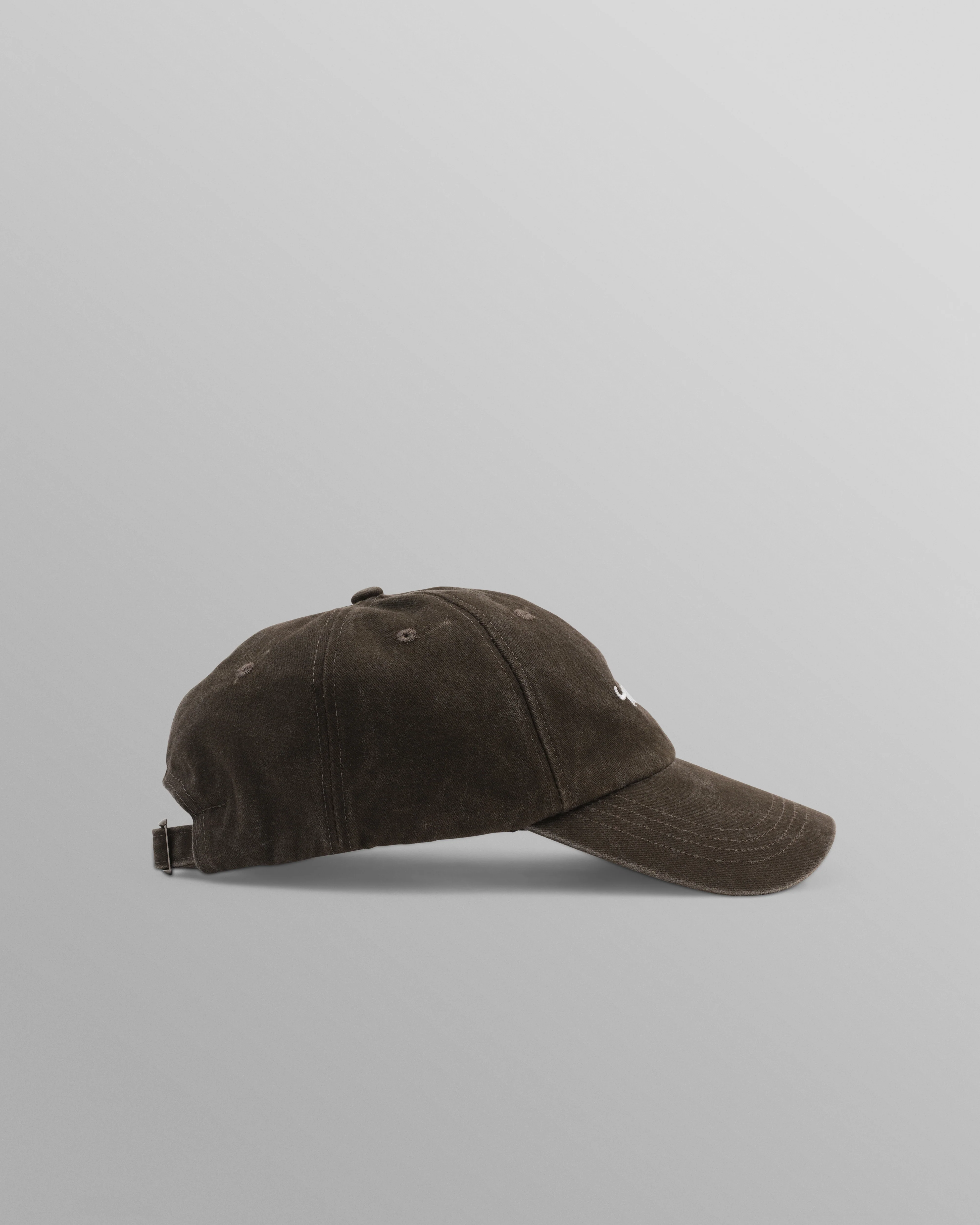 Spencer - Washed Brown Cotton Sports Cap - Image 5