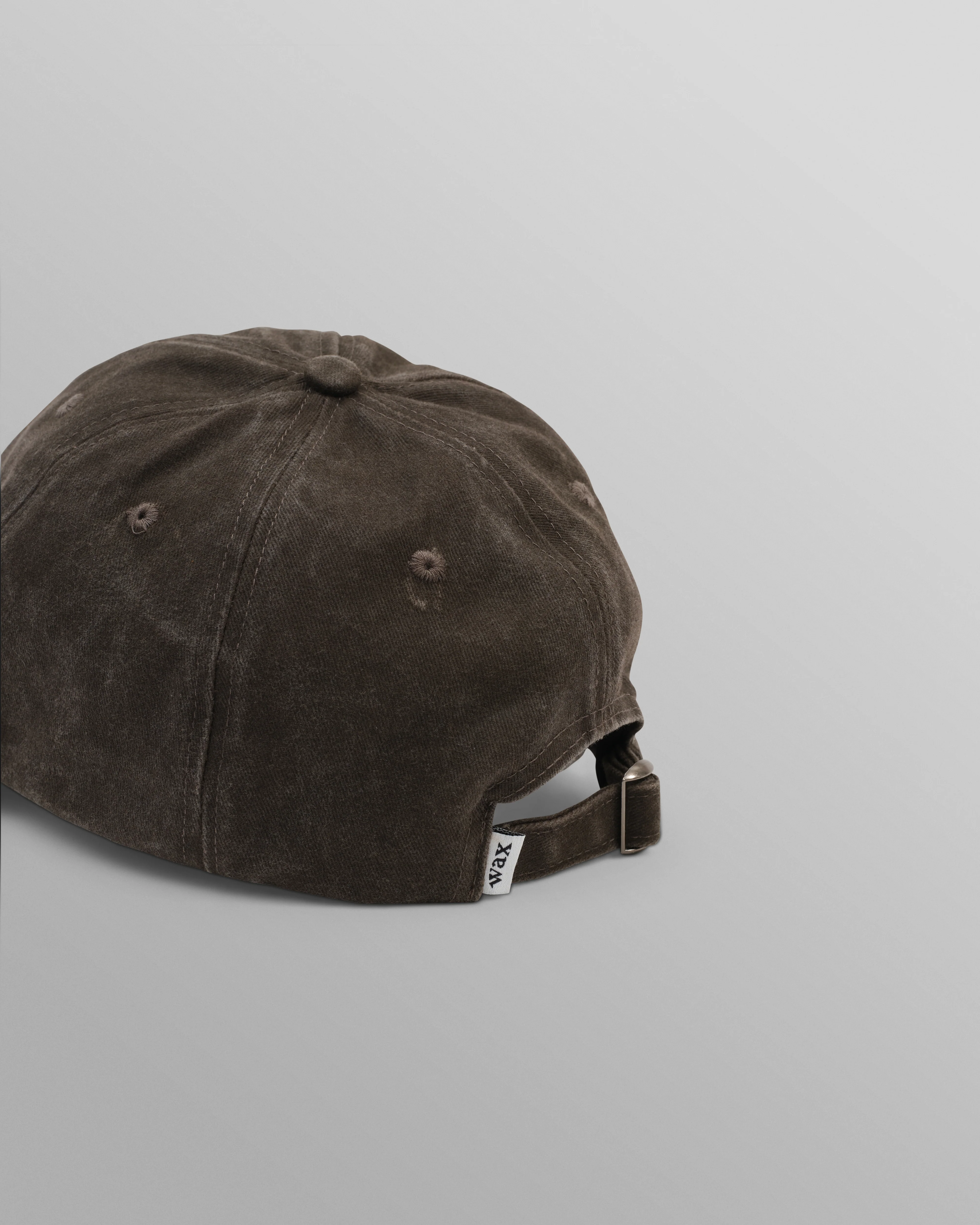 Spencer - Washed Brown Cotton Sports Cap - Image 6