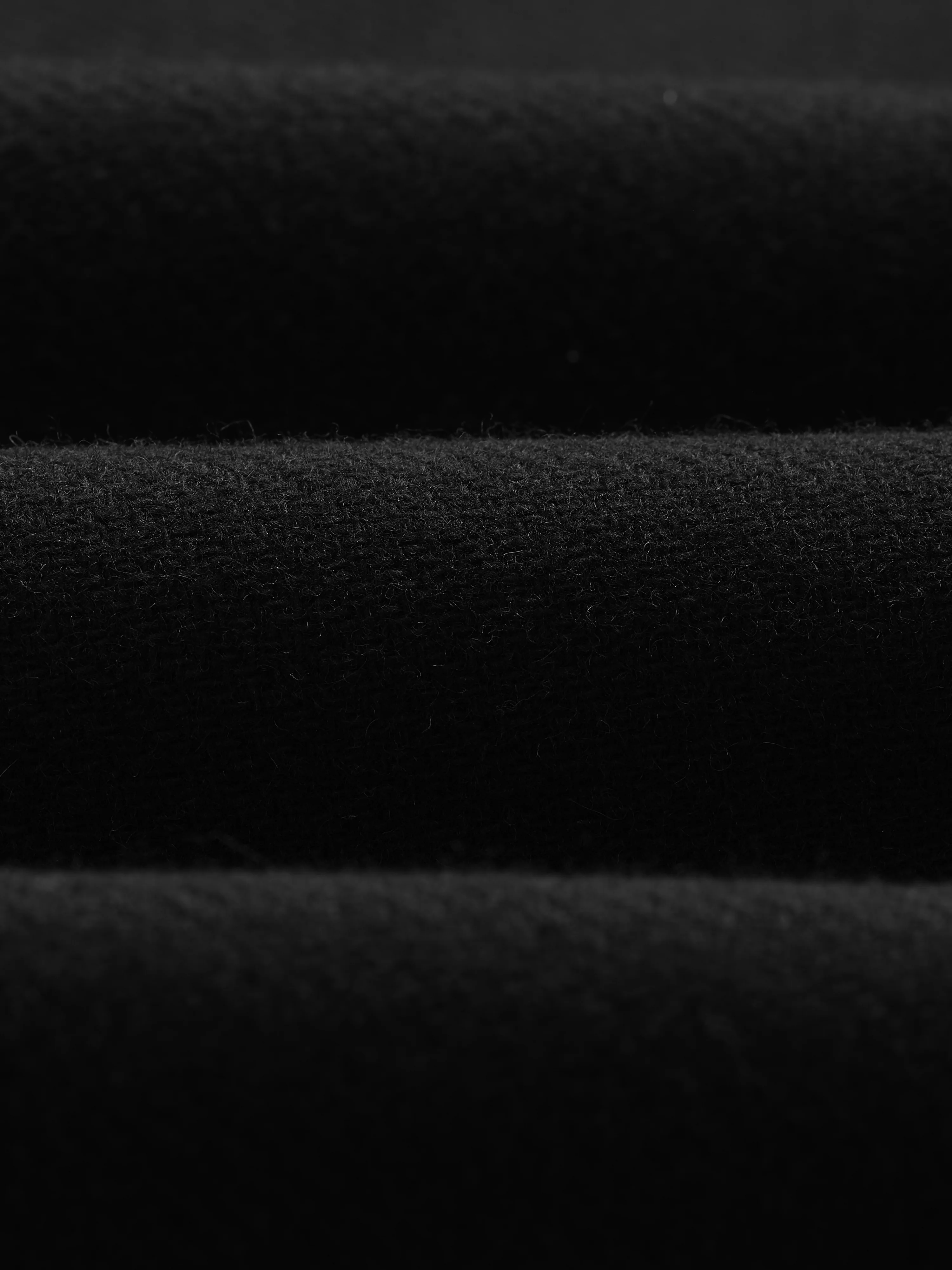 Stan - Black Wool-Twill Car Coat - Image 9