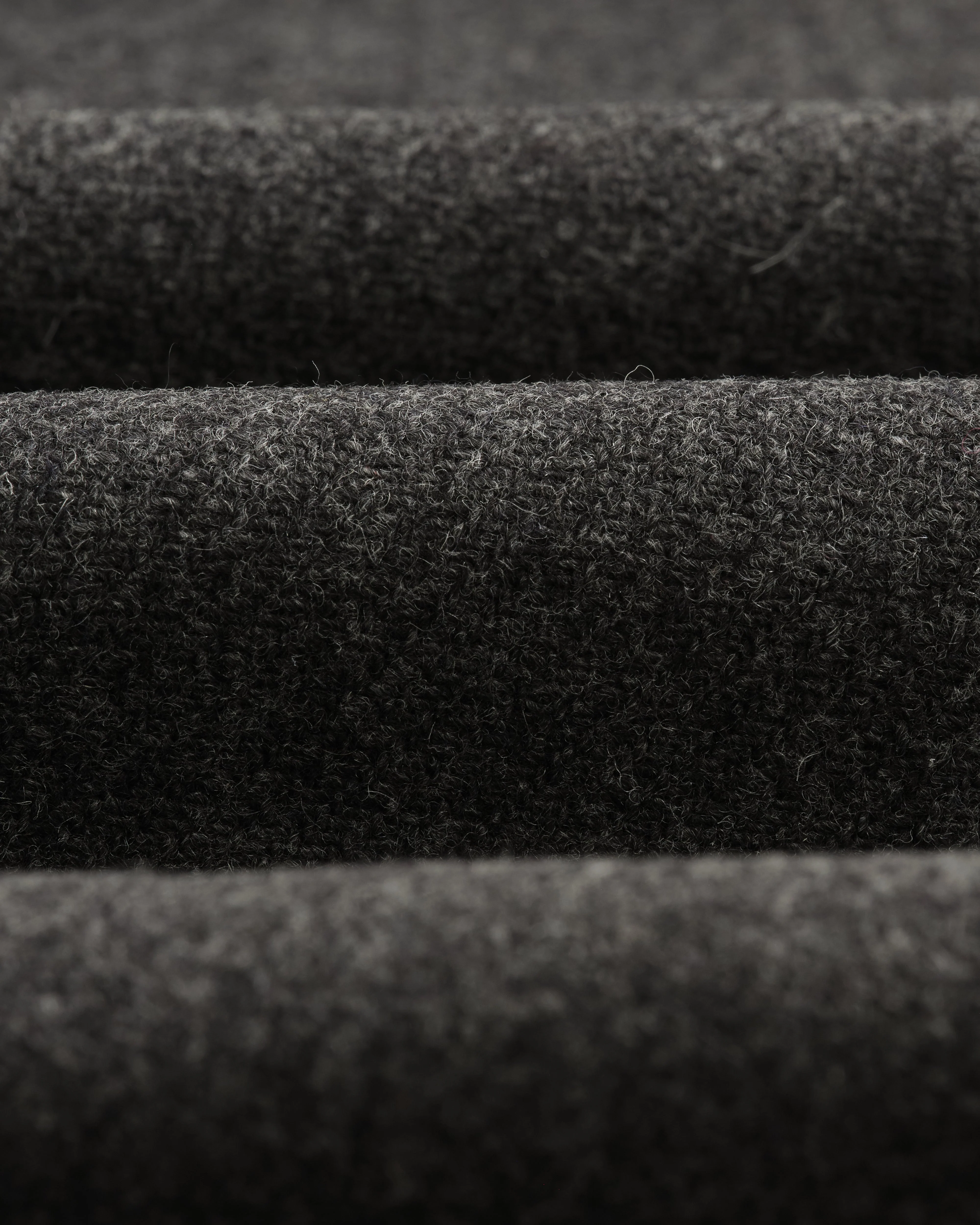 Stan - Charcoal Twill Wool Car Coat - Image 10