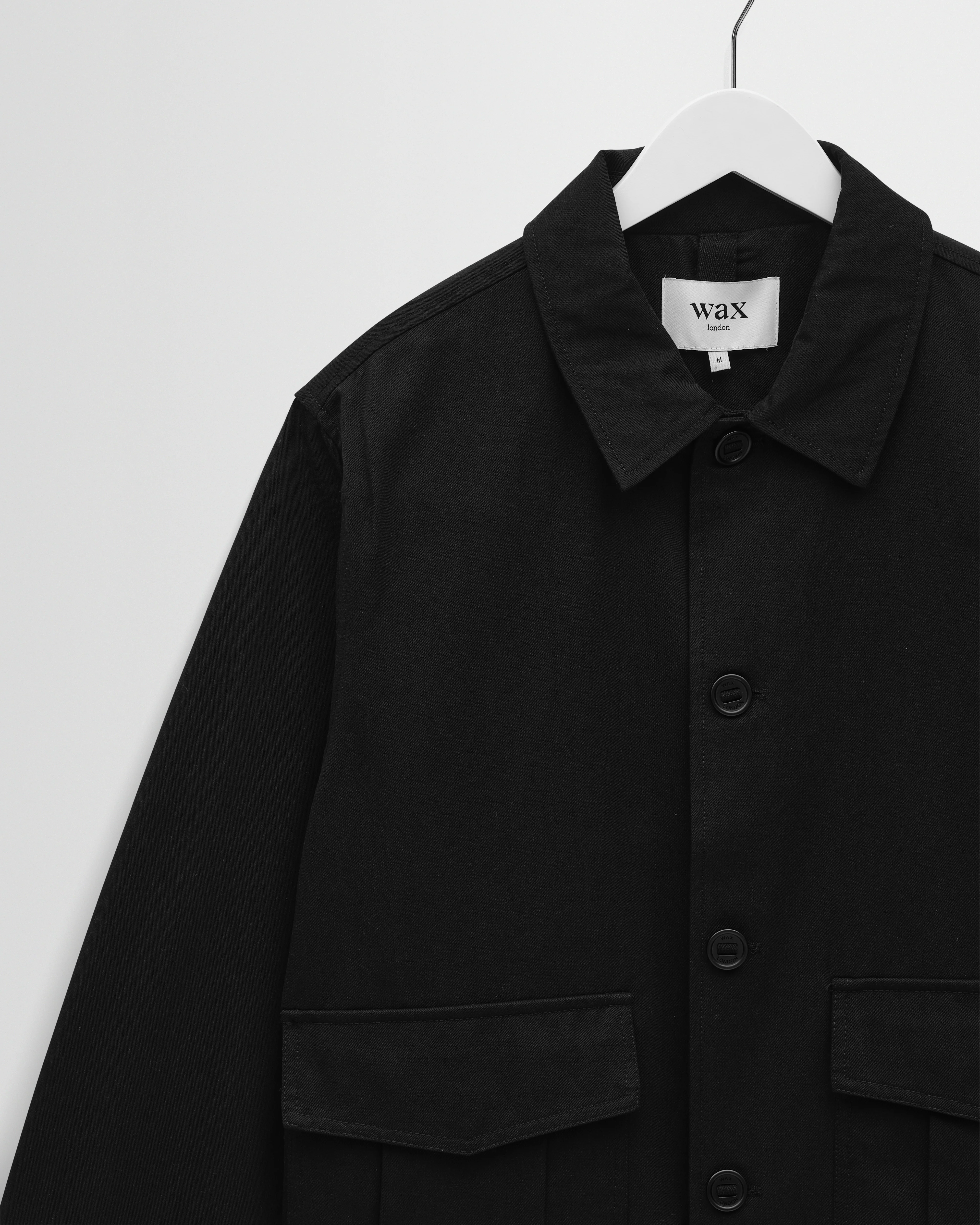 Strand - Black Cotton Tencel Twill Jacket - Image 7