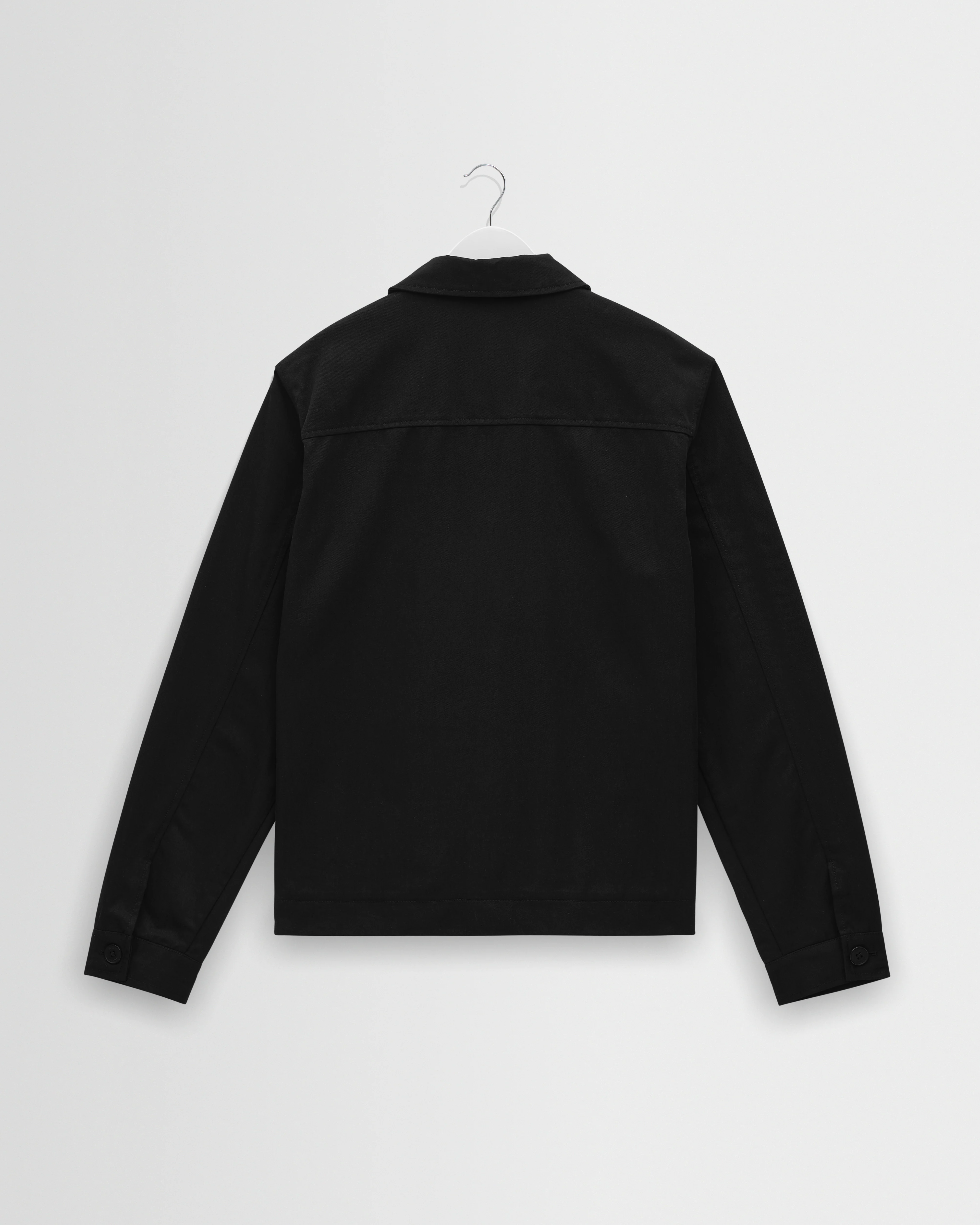 Strand - Black Cotton Tencel Twill Jacket - Image 8