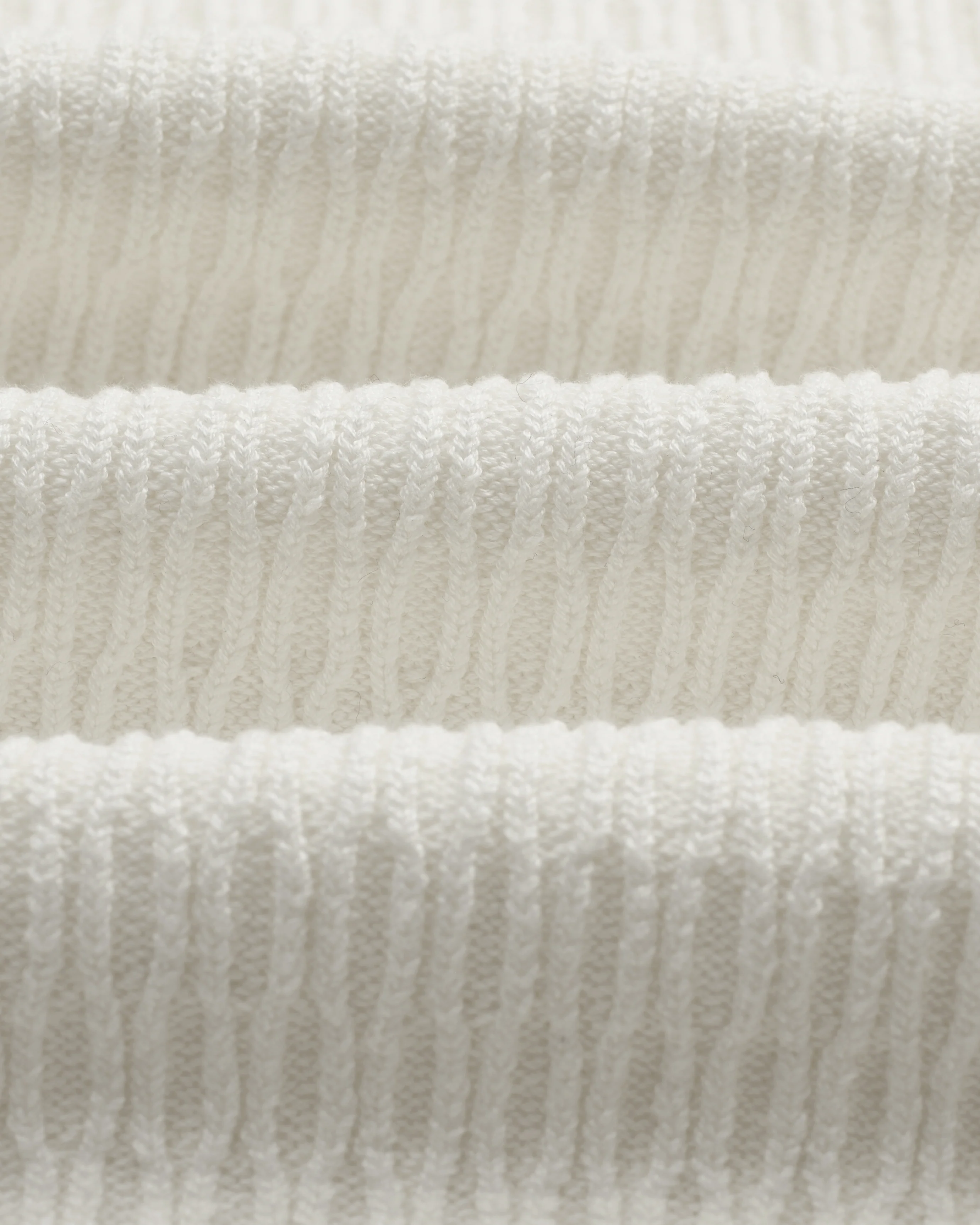 Tellaro - Ecru Honeycomb Knitted Cotton Polo Shirt - Image 7