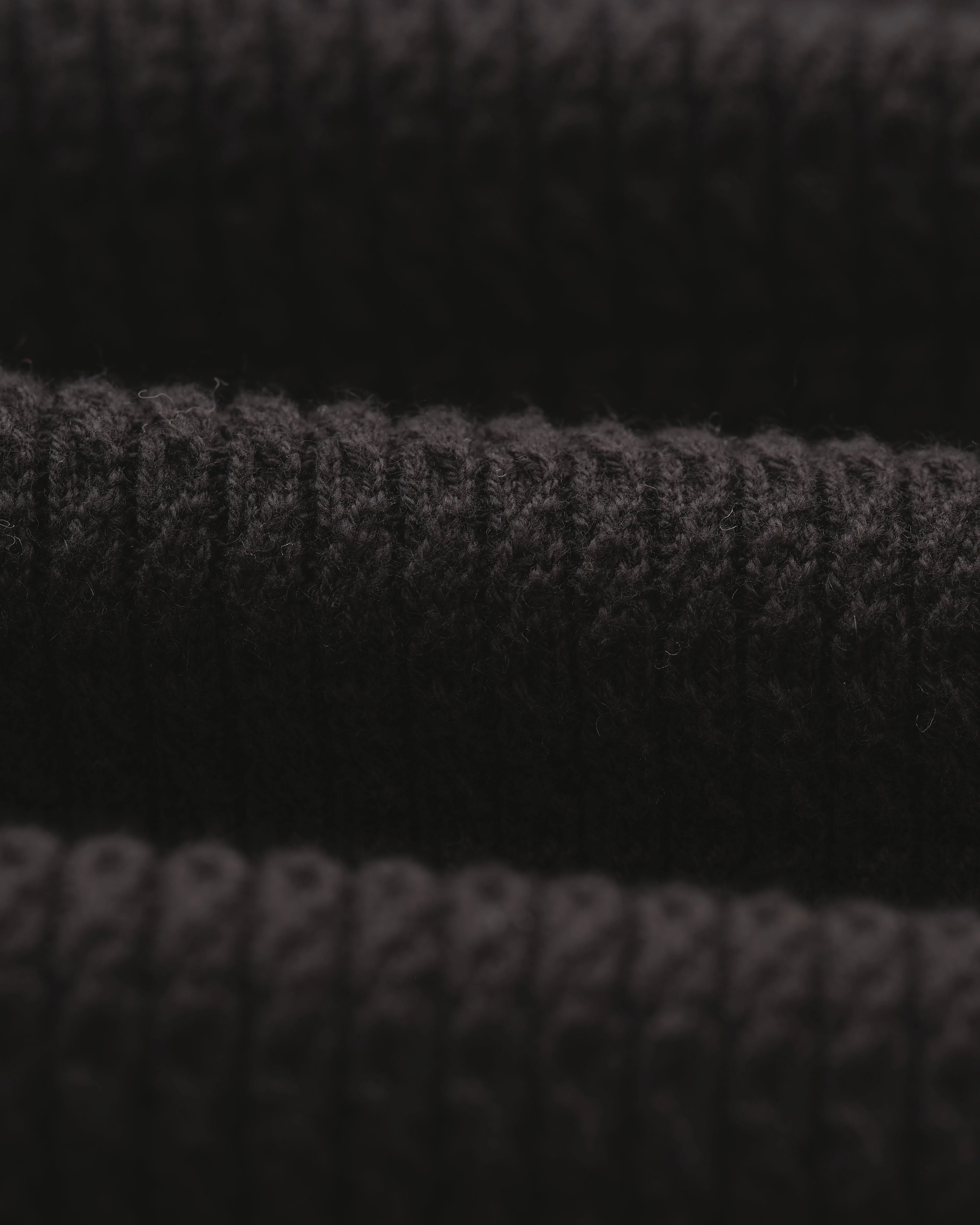 Tristan - Black Cable Stitch Knitted Shirt - Image 10