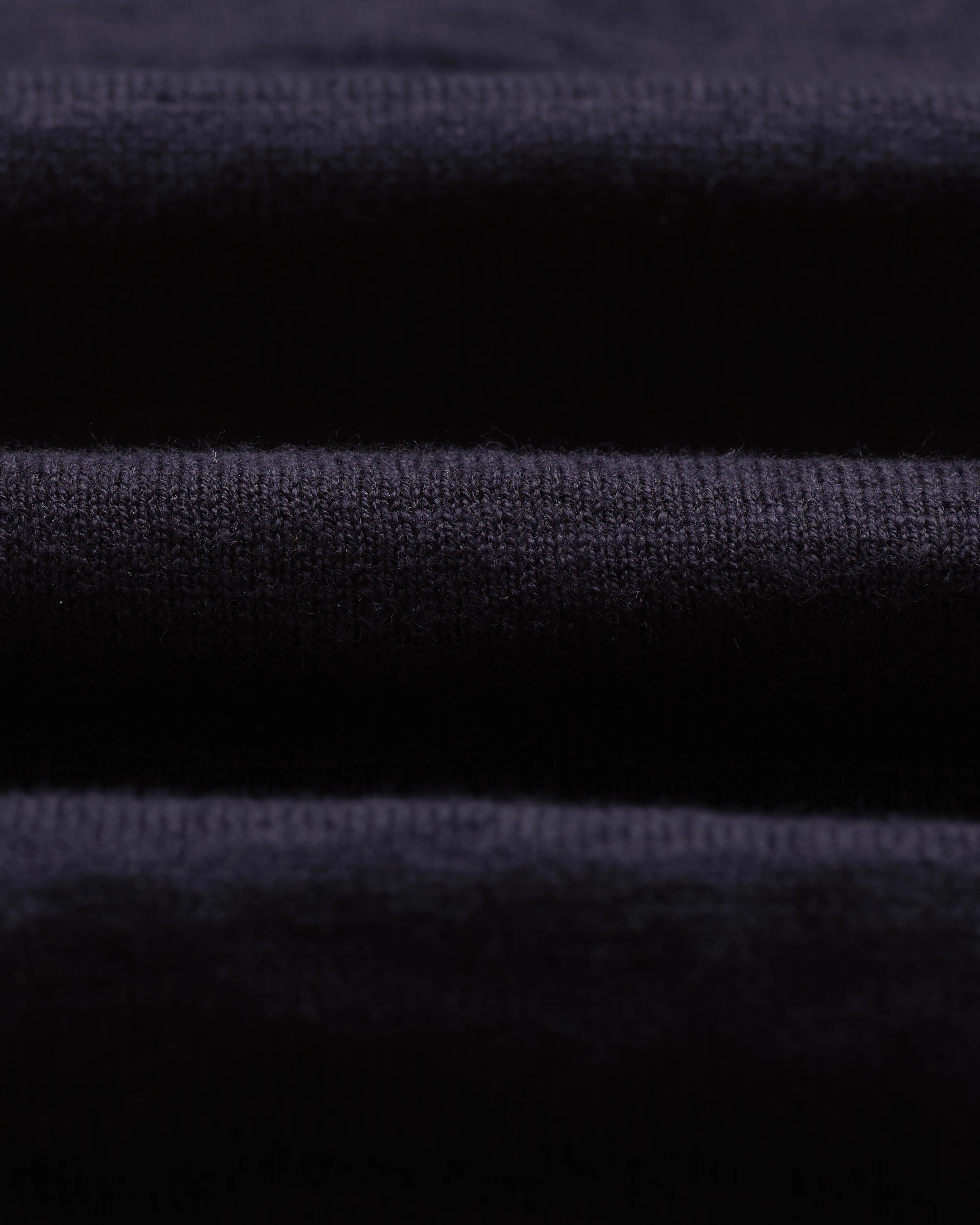 Turin - Navy Slub Knitted Cotton-Linen Polo - Image 10