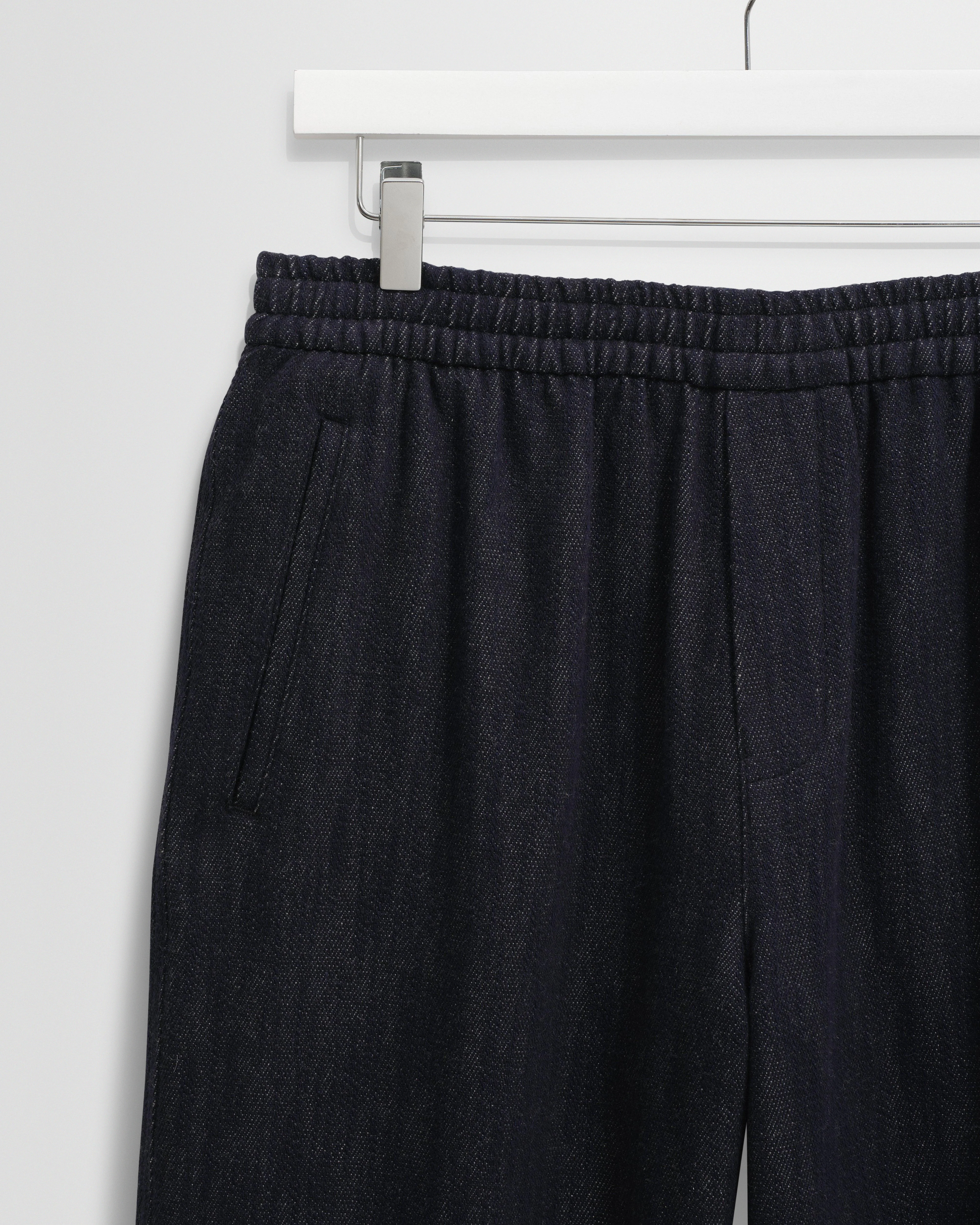 Tyne - Navy Wool-Blend Trousers - Image 7
