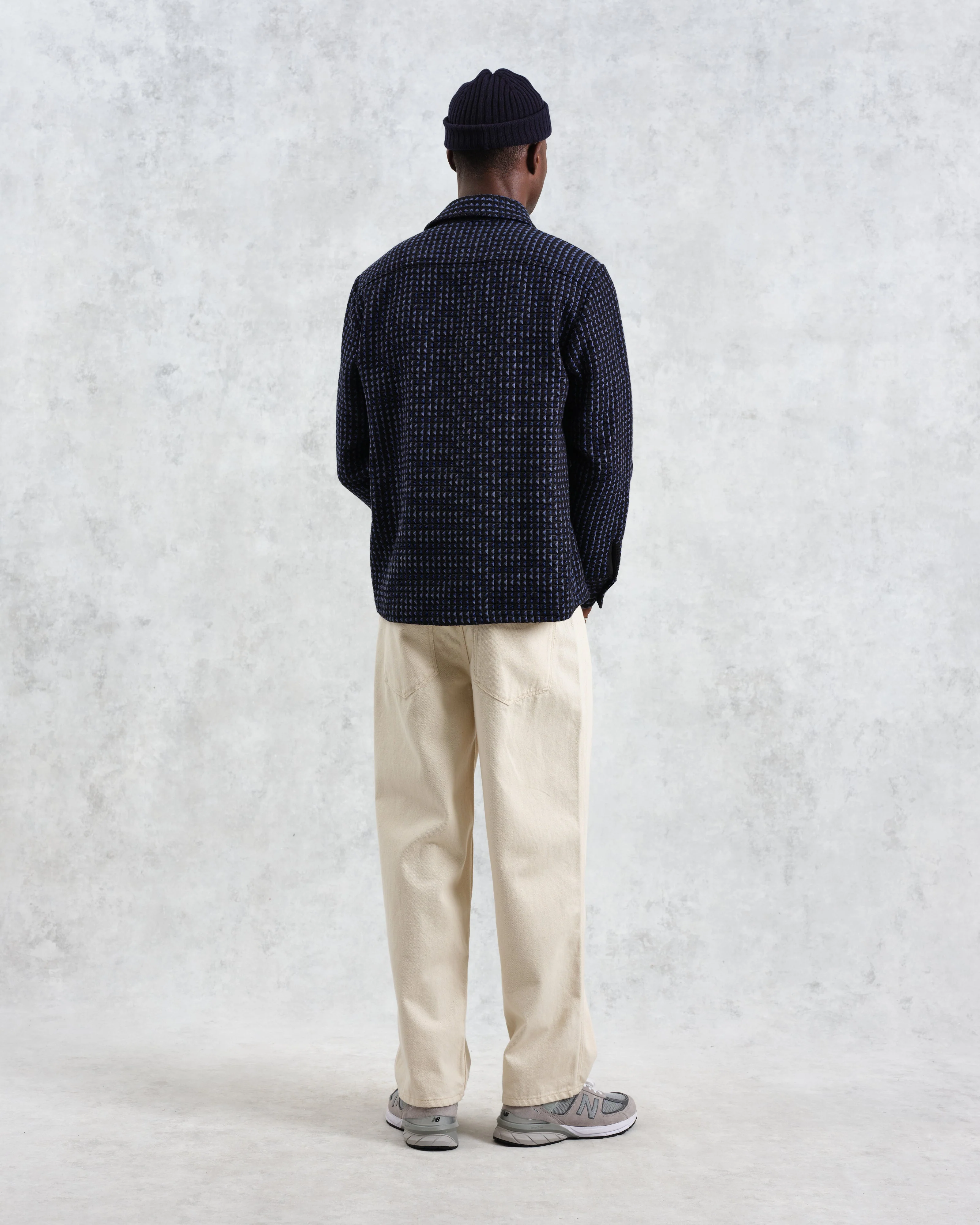 Whiting - Black And Blue Frome Overshirt - Image 6