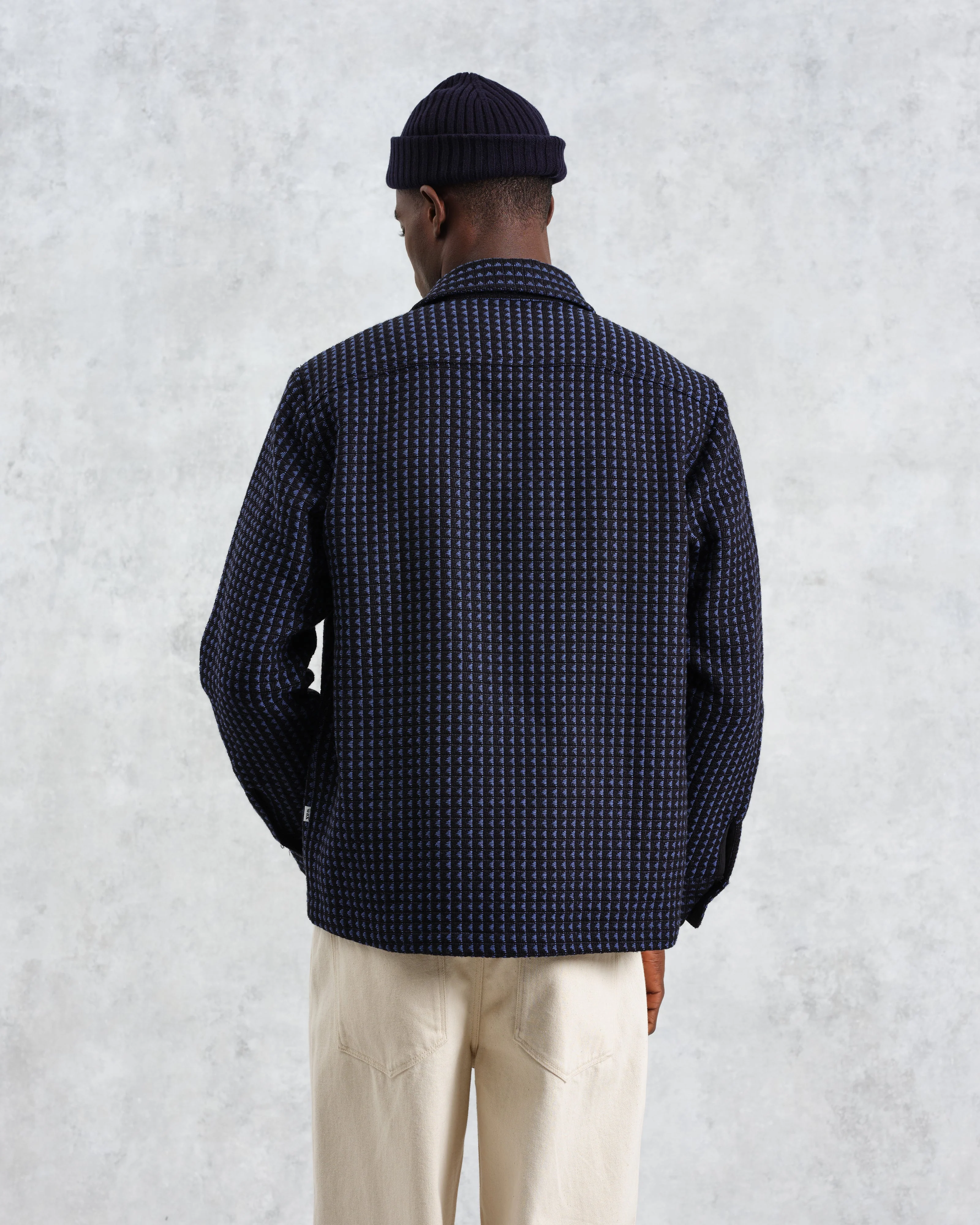 Whiting - Black And Blue Frome Overshirt - Image 7