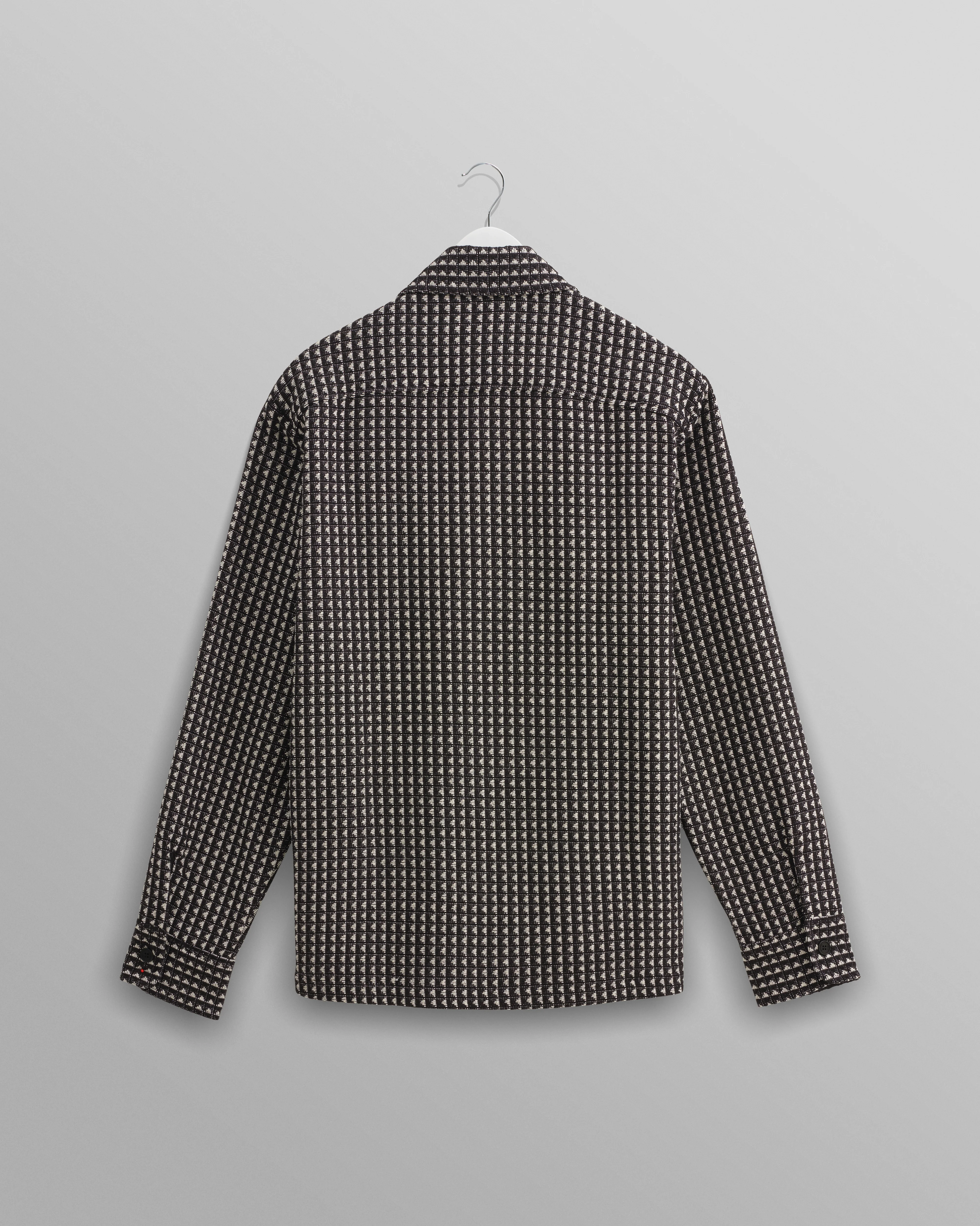 Whiting - Black And Ecru Frome Overshirt - Image 10