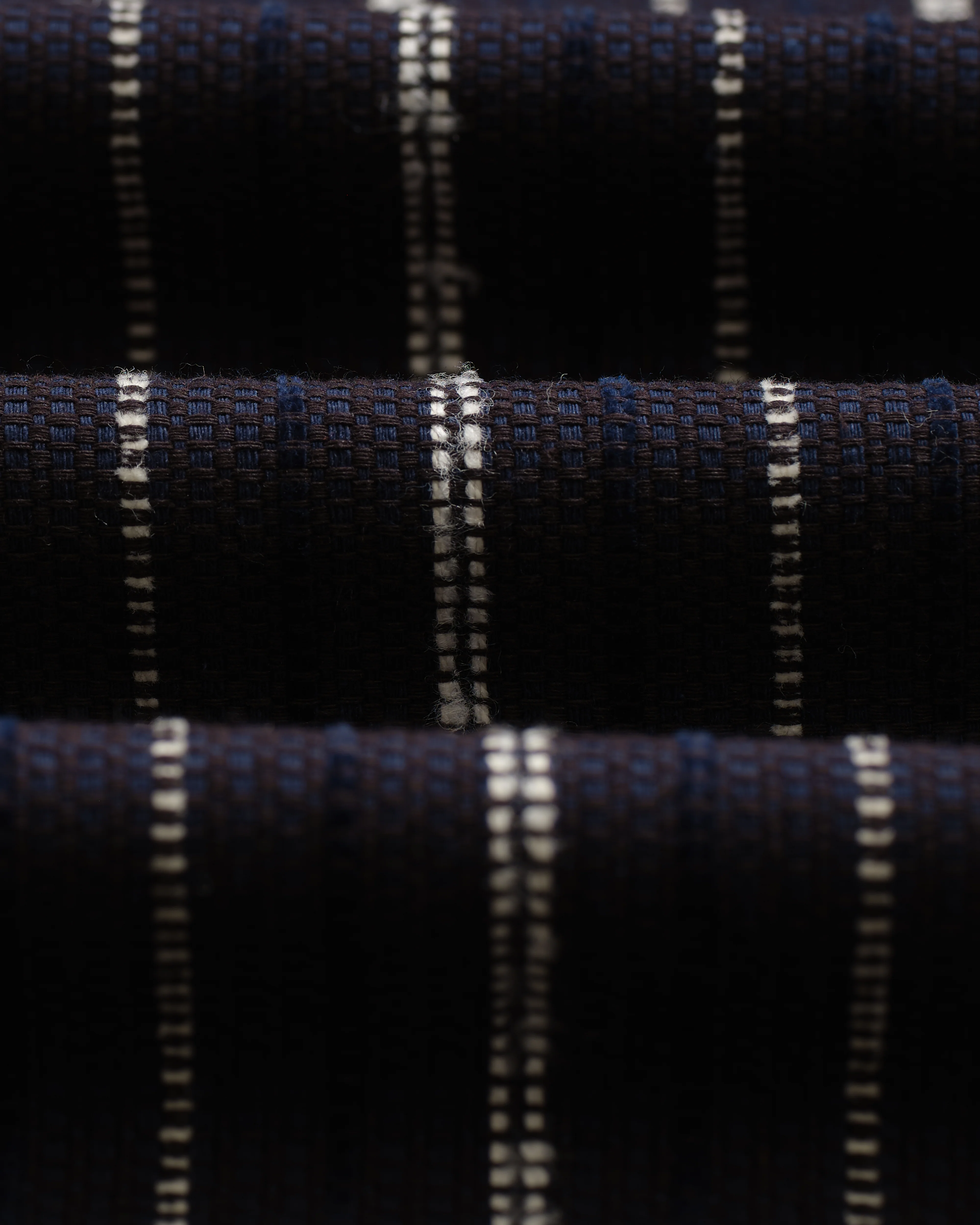 Whiting - Black And Ecru Radical Stripe Overshirt - Image 8