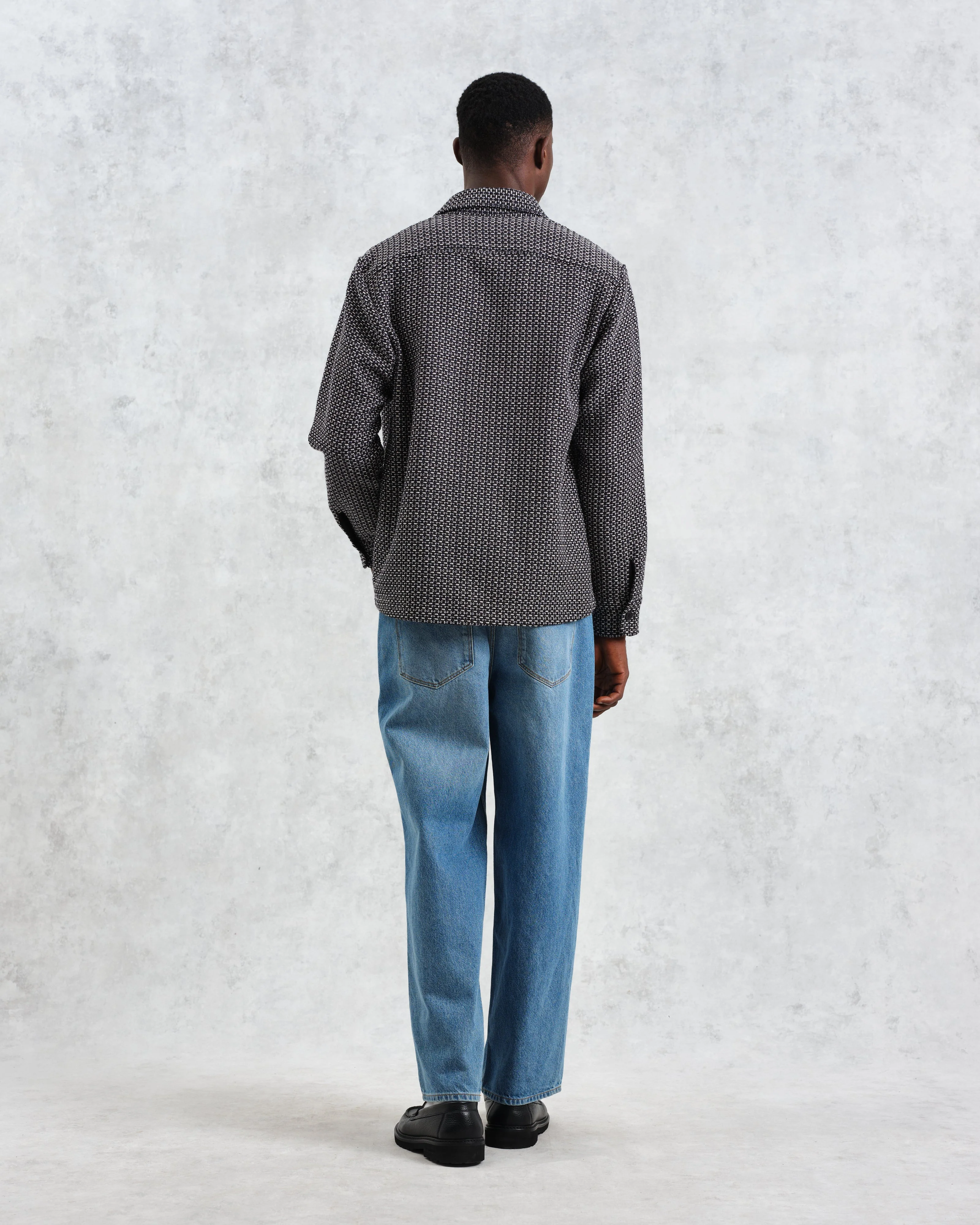Whiting - Black And Grey Chiltern Overshirt - Image 6