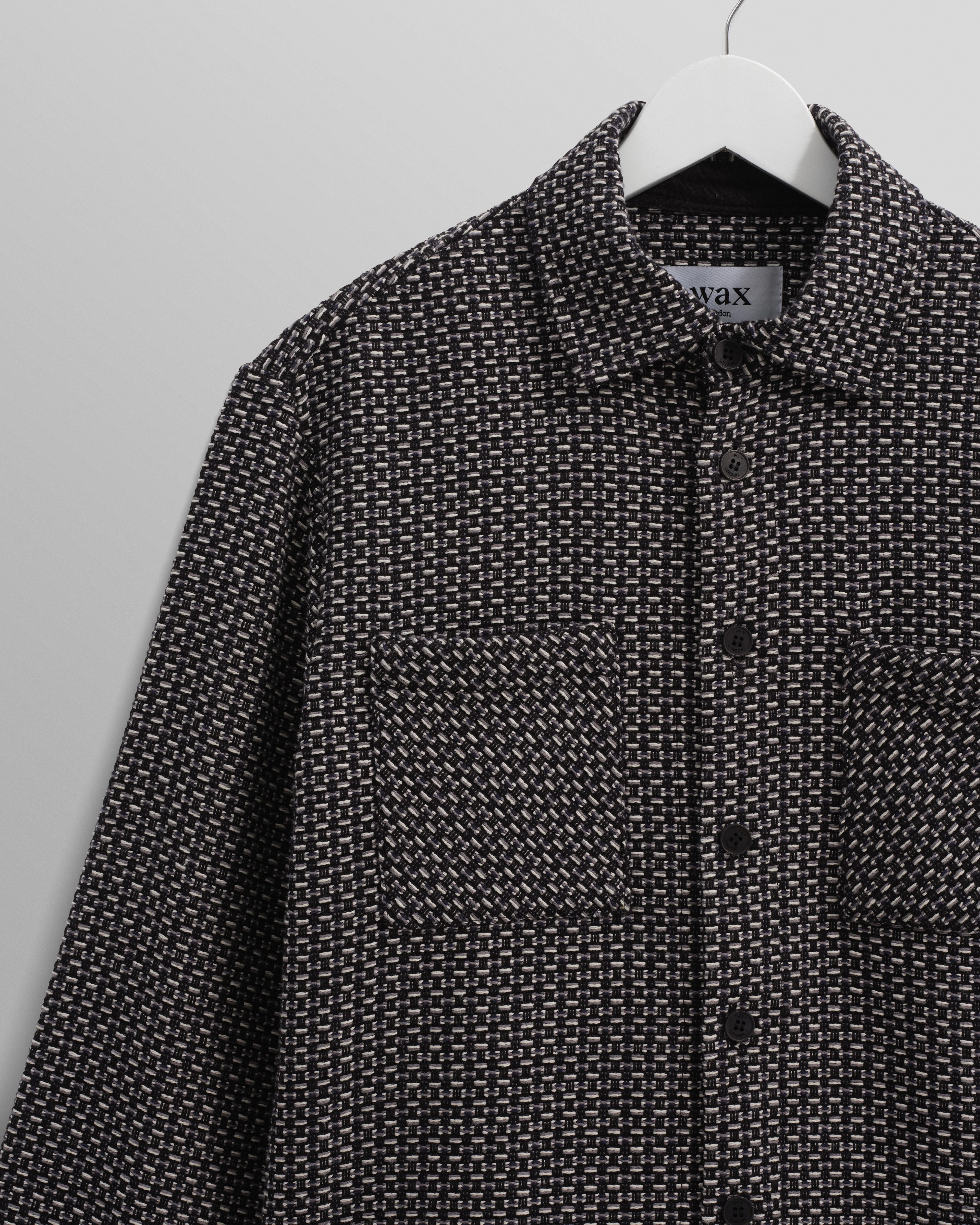 Whiting - Black And Grey Chiltern Overshirt - Image 8