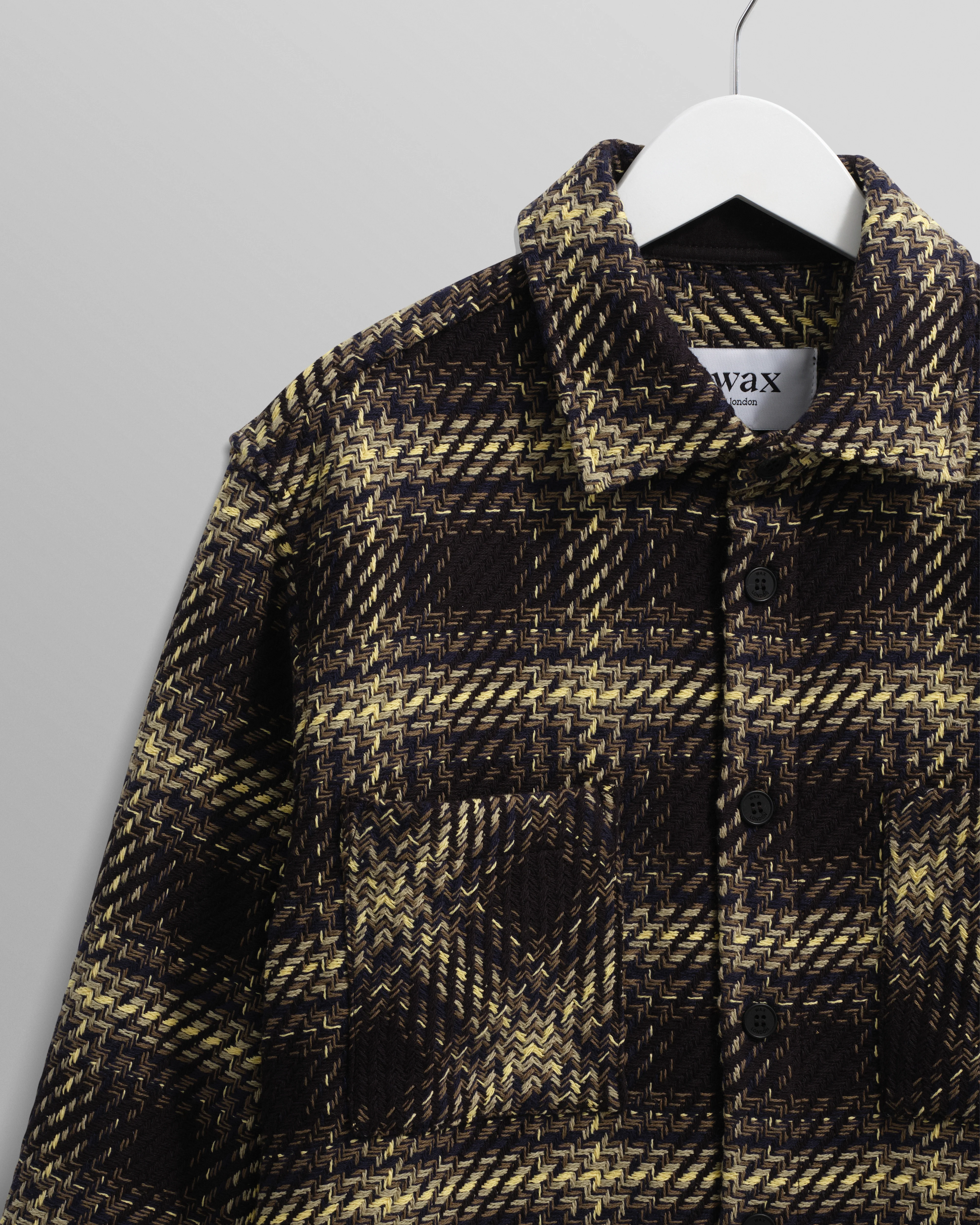 Whiting - Black And Yellow Hutton Check Overshirt - Image 2