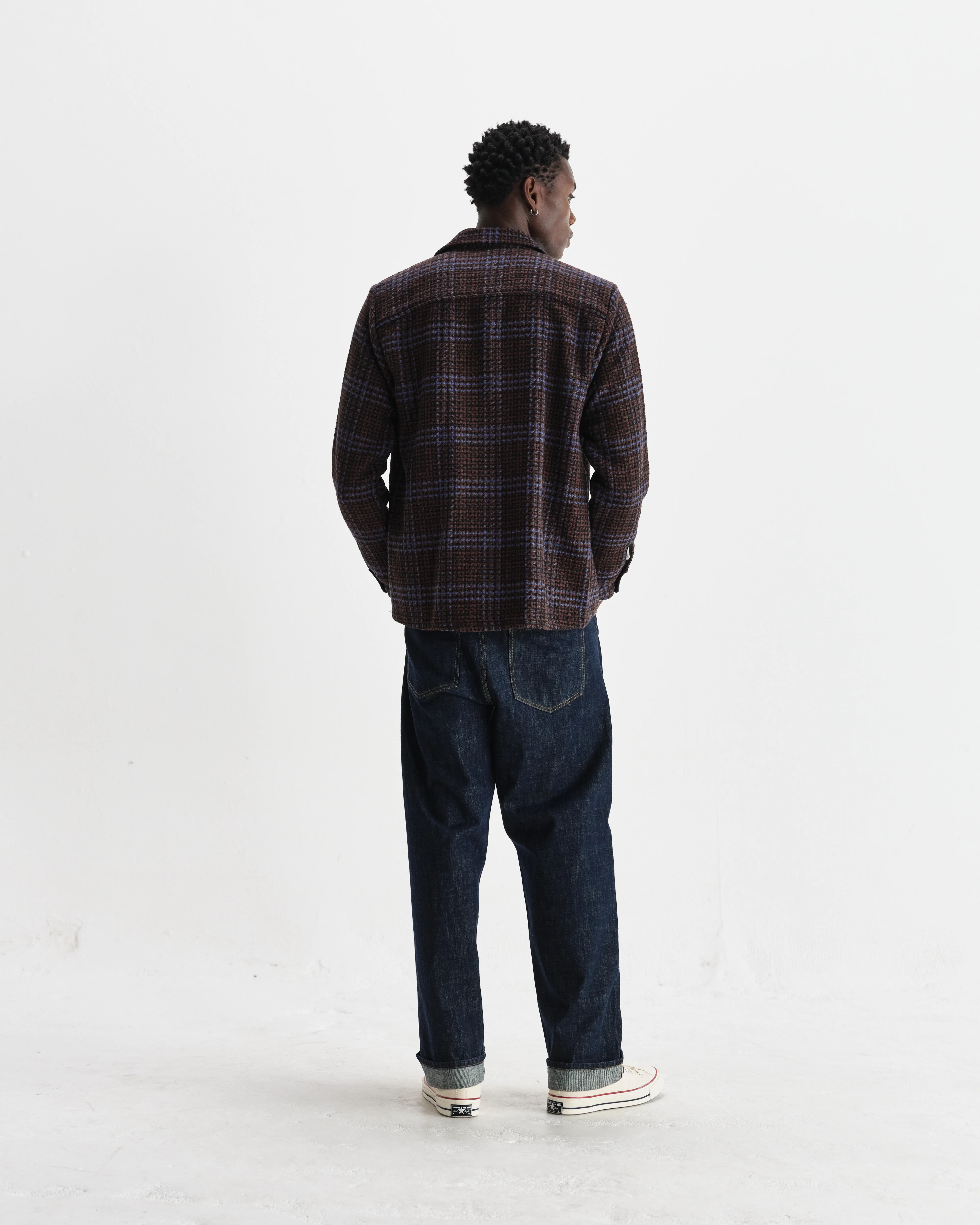 Whiting - Brown And Blue Skate Check Overshirt - Image 6