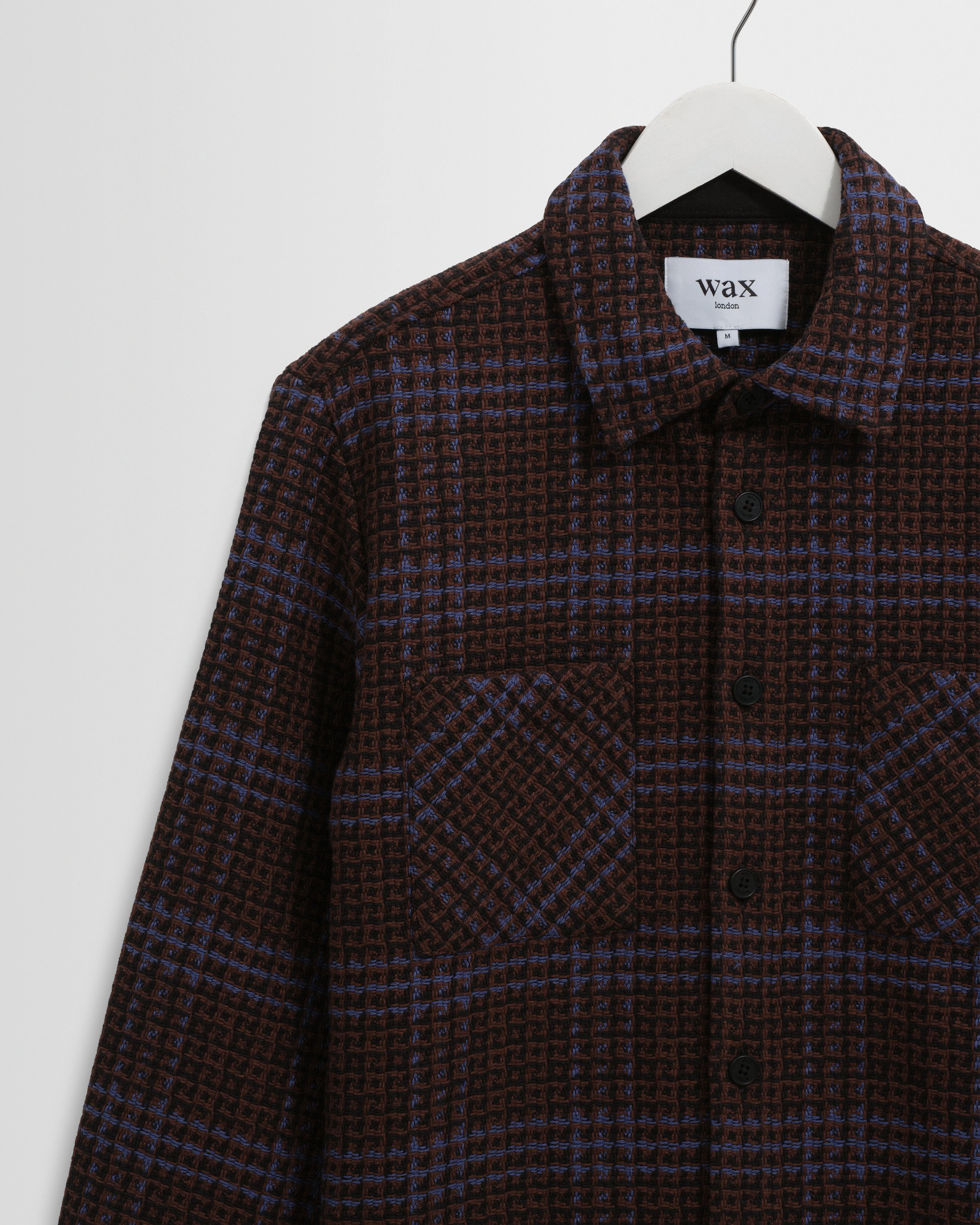 Whiting - Brown And Blue Skate Check Overshirt - Image 7
