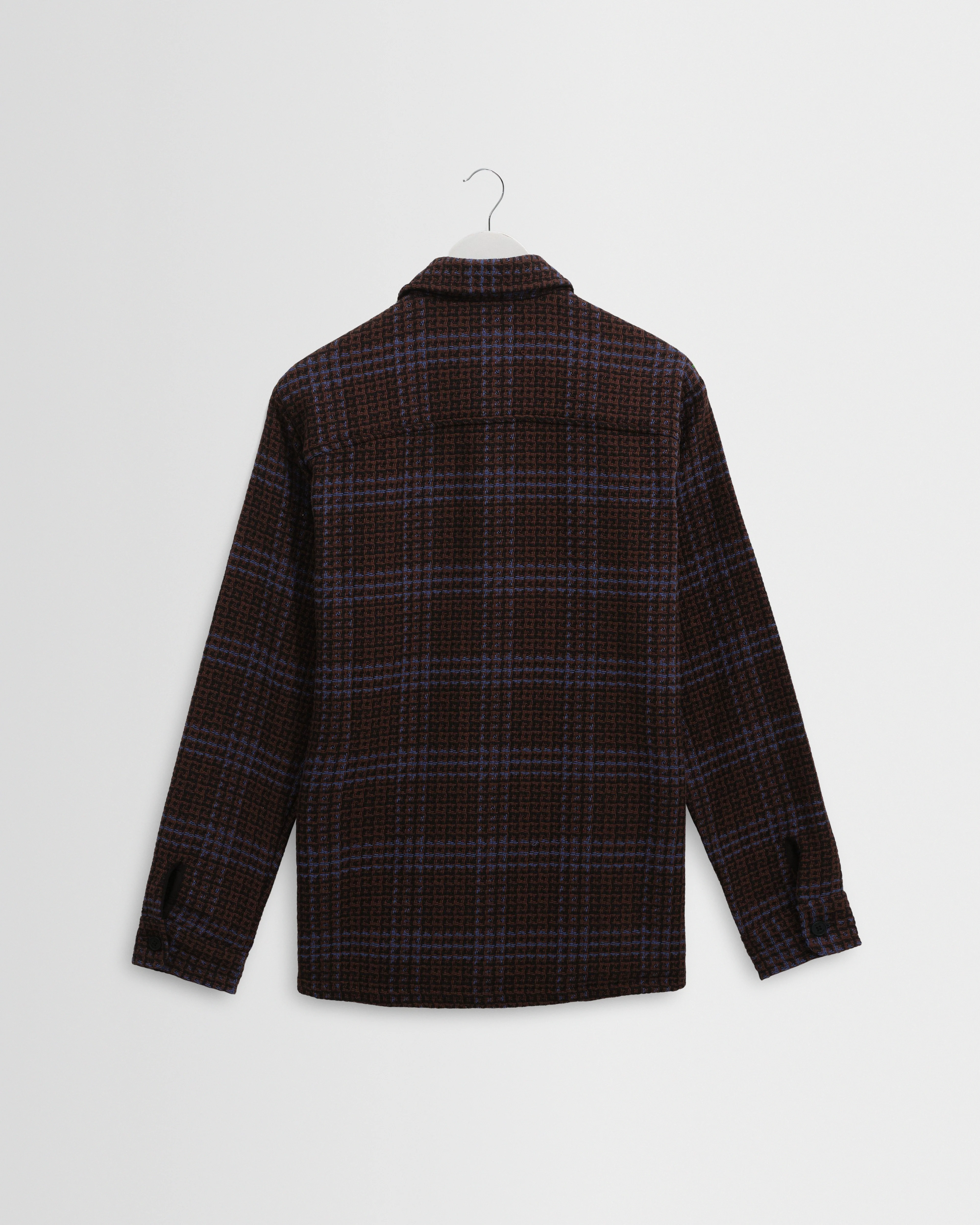 Whiting - Brown And Blue Skate Check Overshirt - Image 8