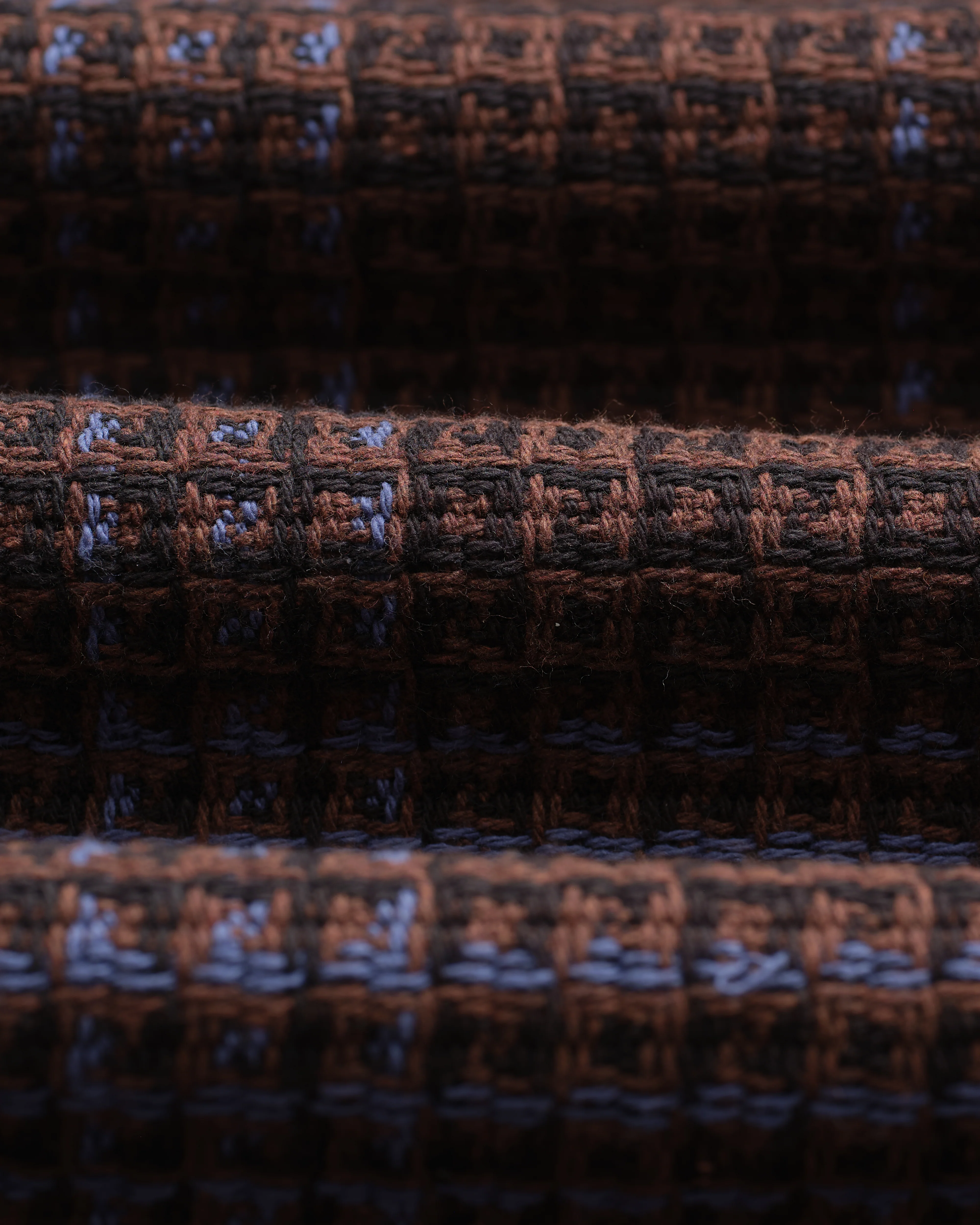 Whiting - Brown And Blue Skate Check Overshirt - Image 9