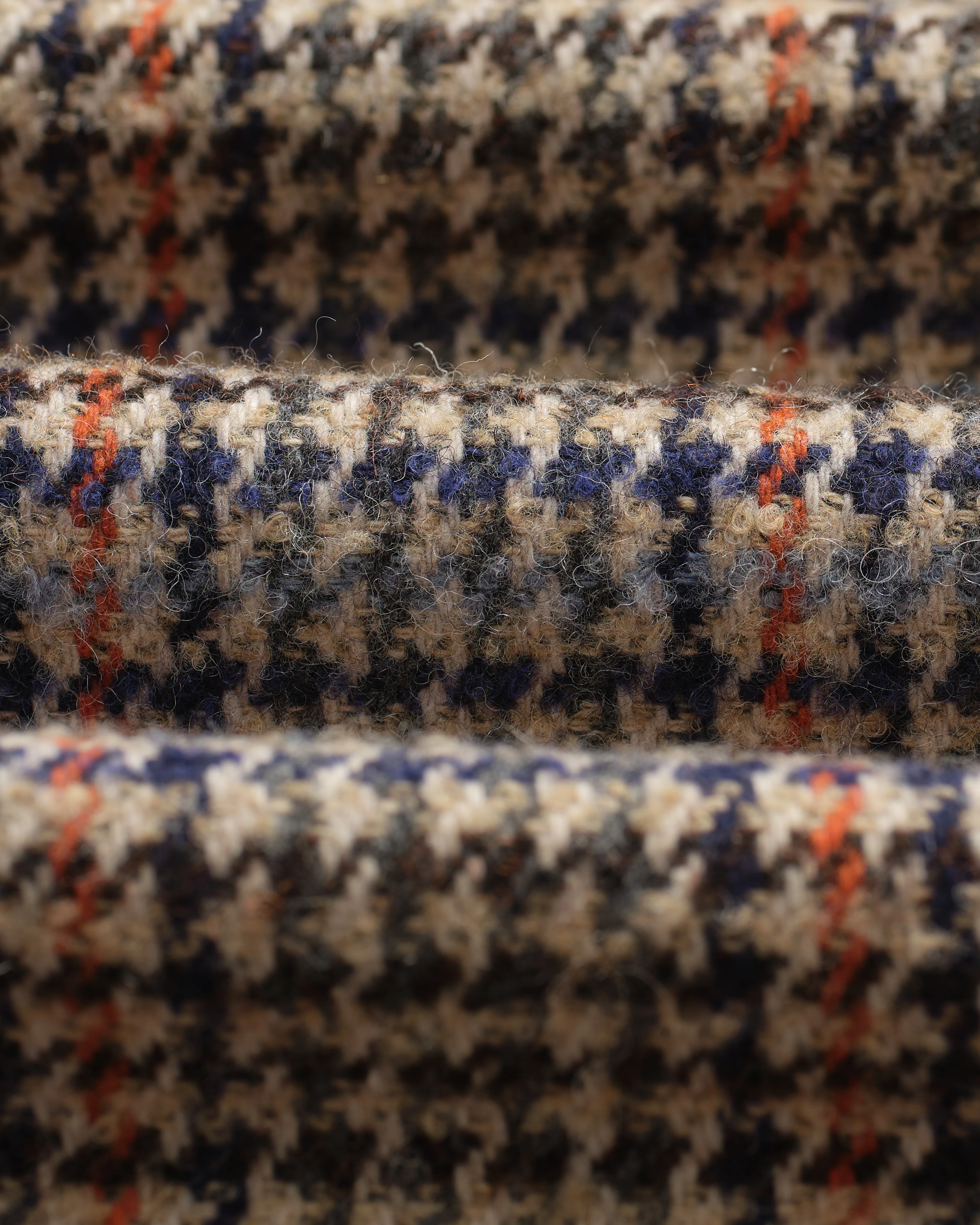 Whiting - Grey Houndstooth Wool Overshirt - Image 9
