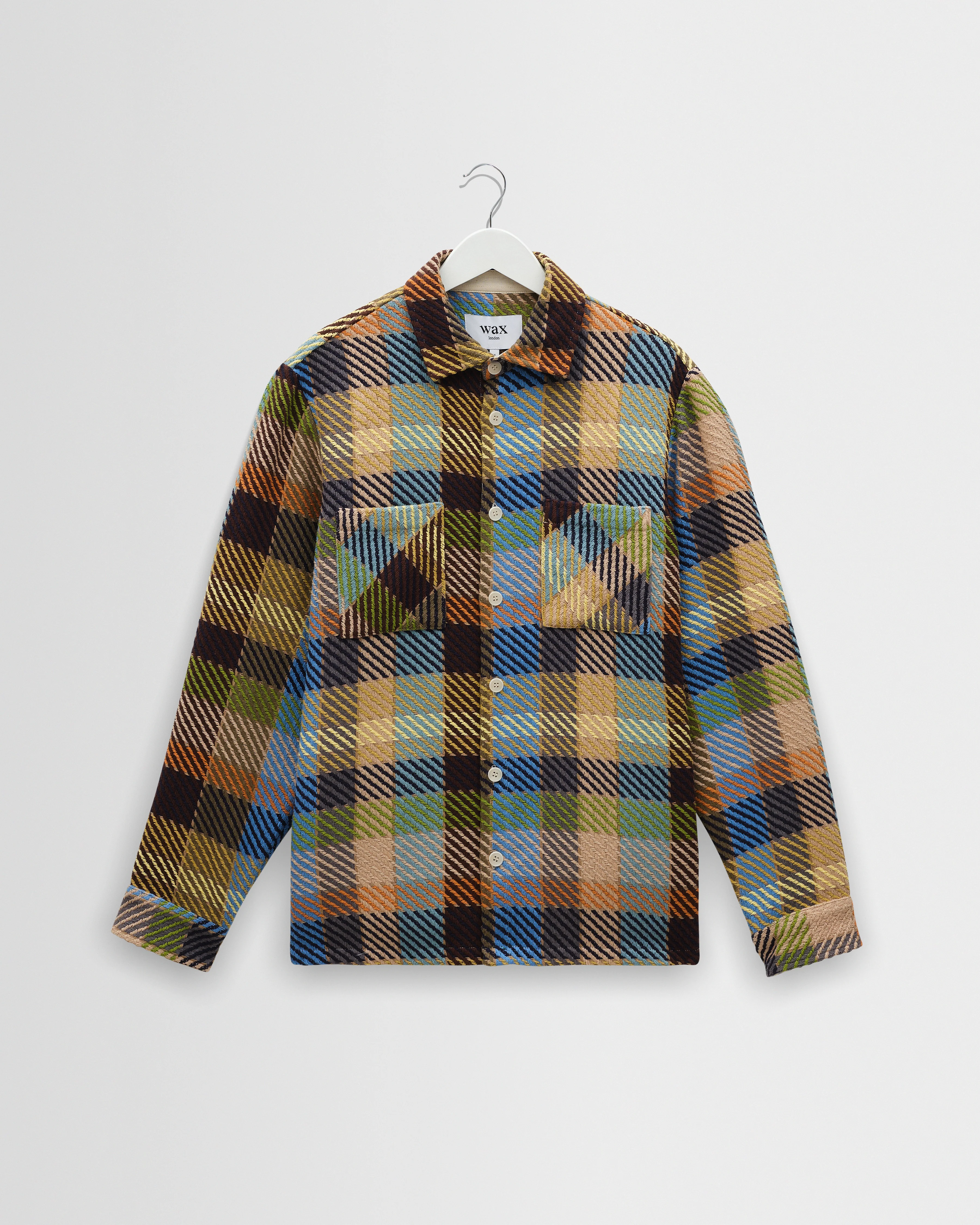 Whiting - Khaki And Multicolour Pike Check Overshirt