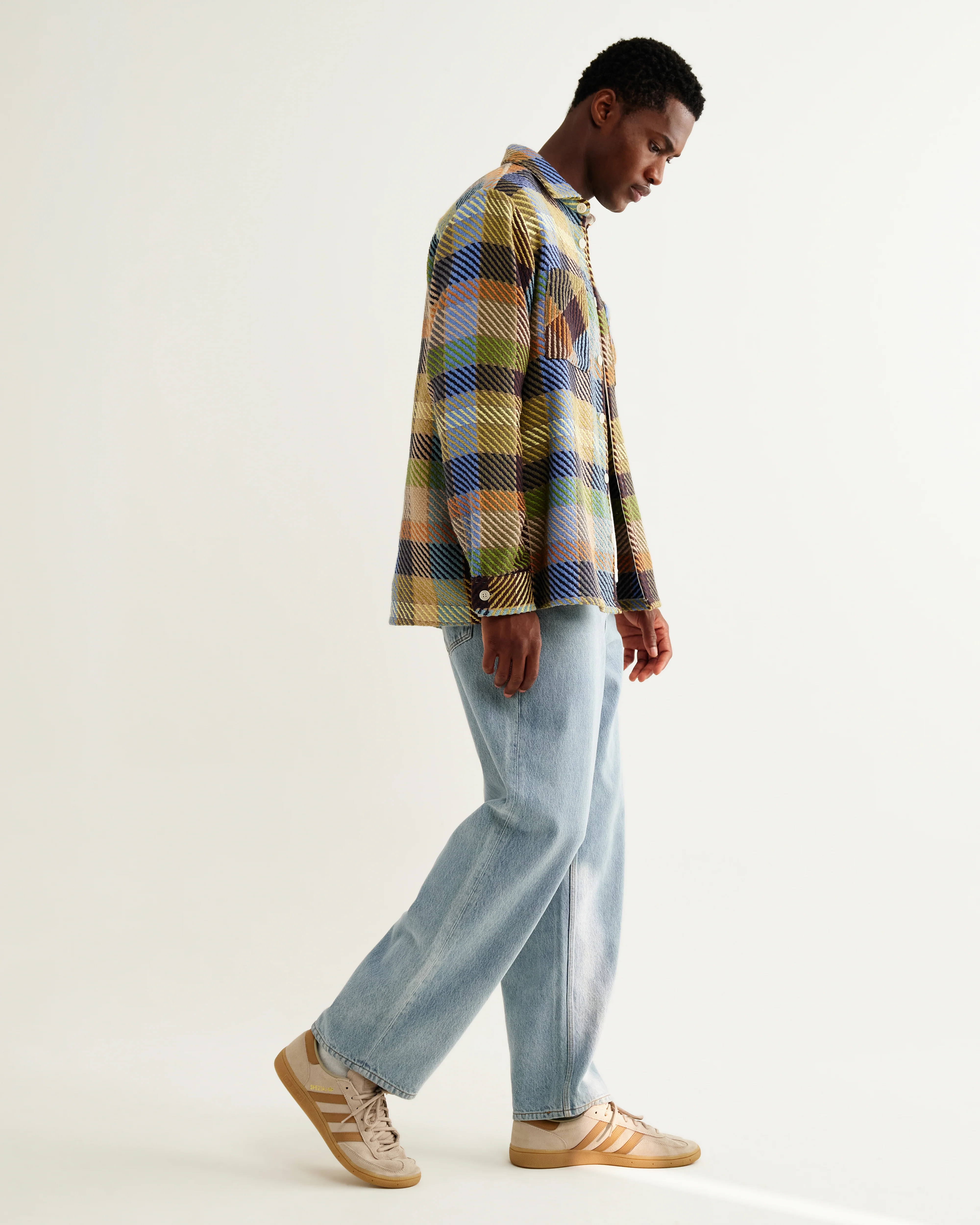 Whiting - Khaki And Multicolour Pike Check Overshirt - Image 6