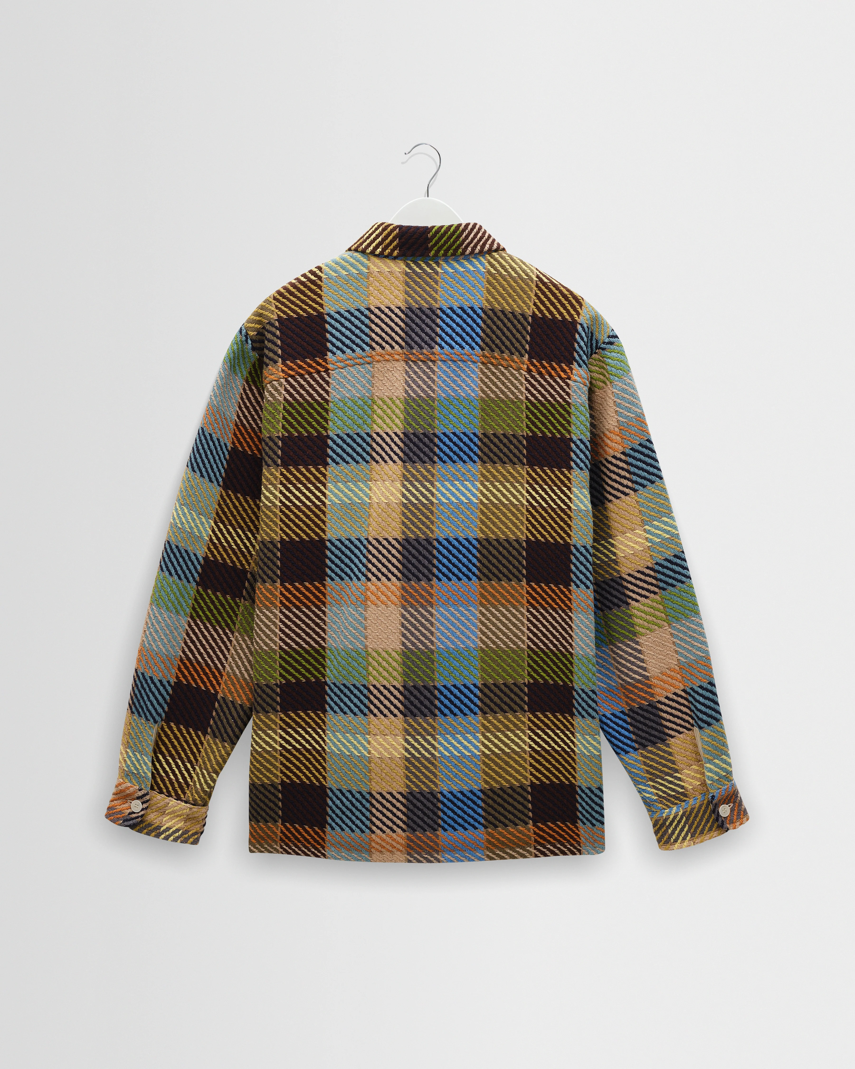 Whiting - Khaki And Multicolour Pike Check Overshirt - Image 9