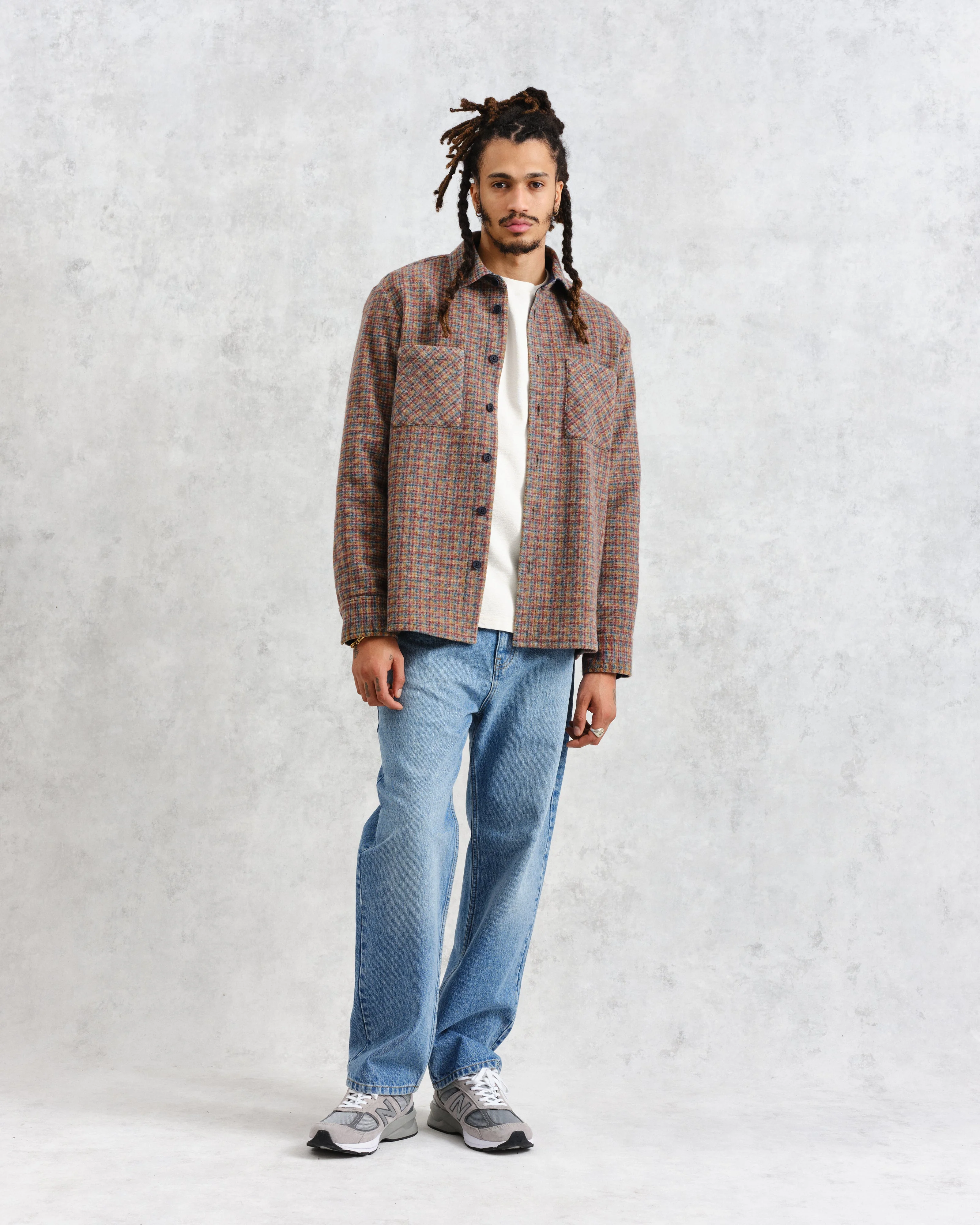 Whiting - Multicolour Mini Check Overshirt - Image 4