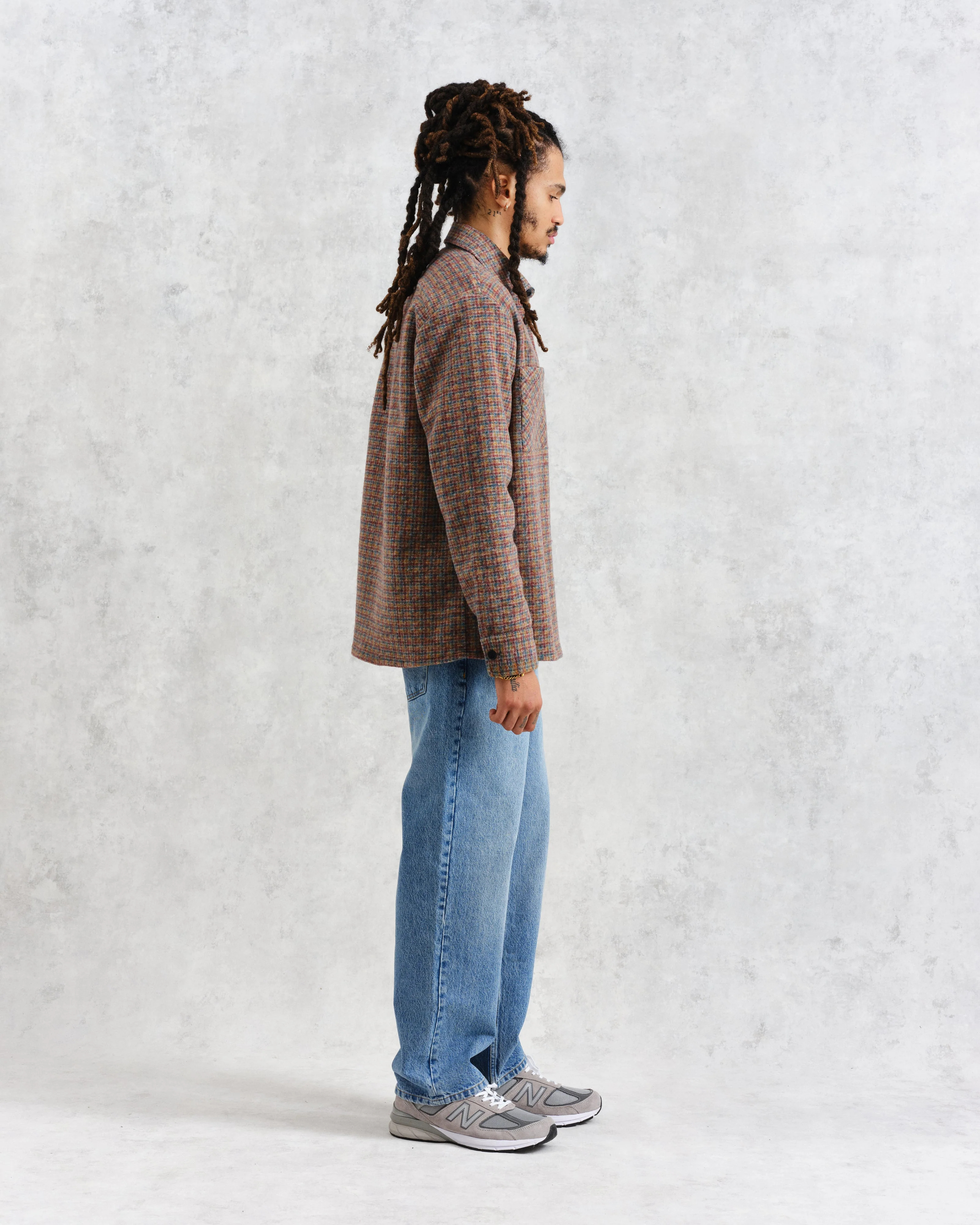 Whiting - Multicolour Mini Check Overshirt - Image 5