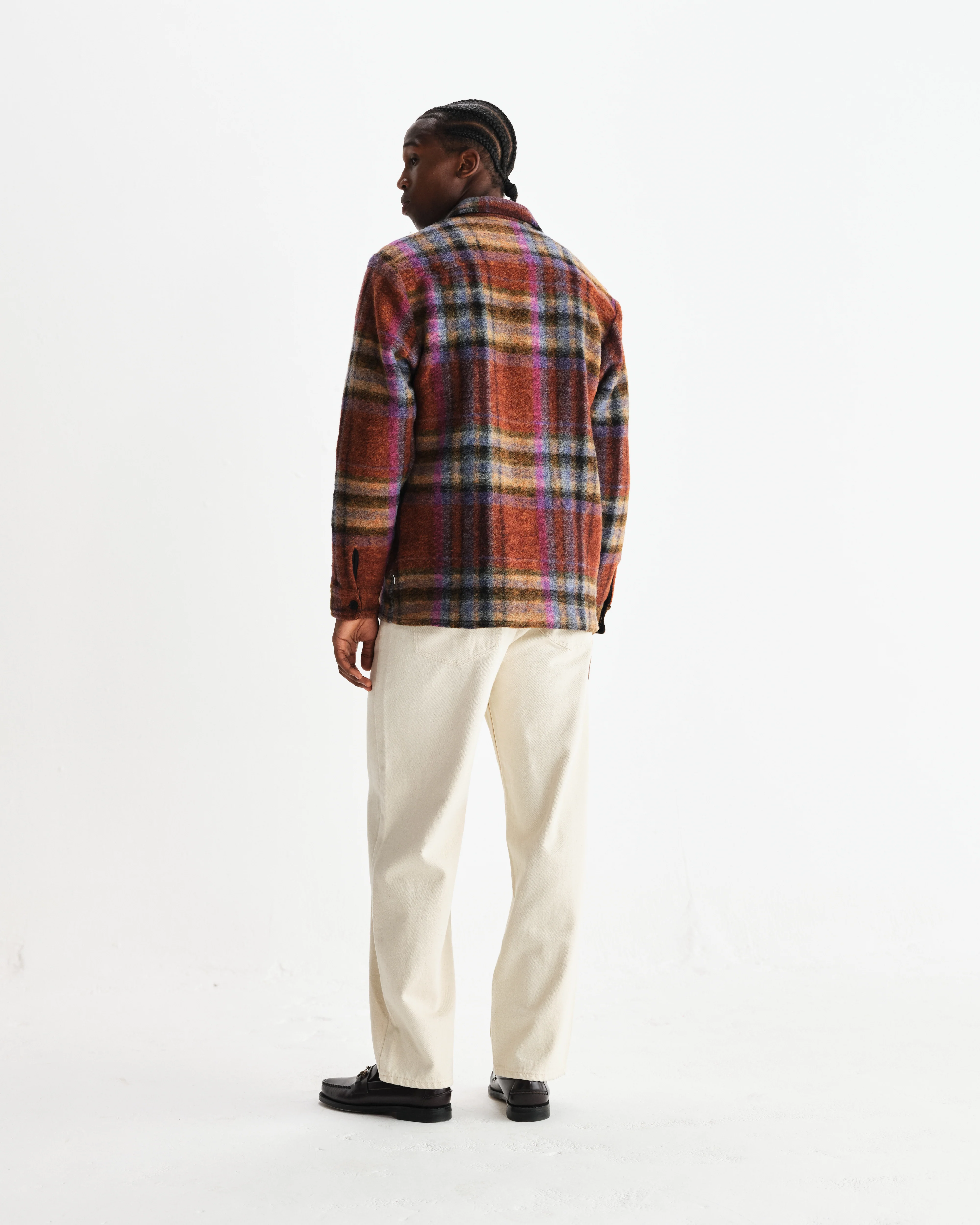 Whiting - Multicolour Wool Check Overshirt - Image 6