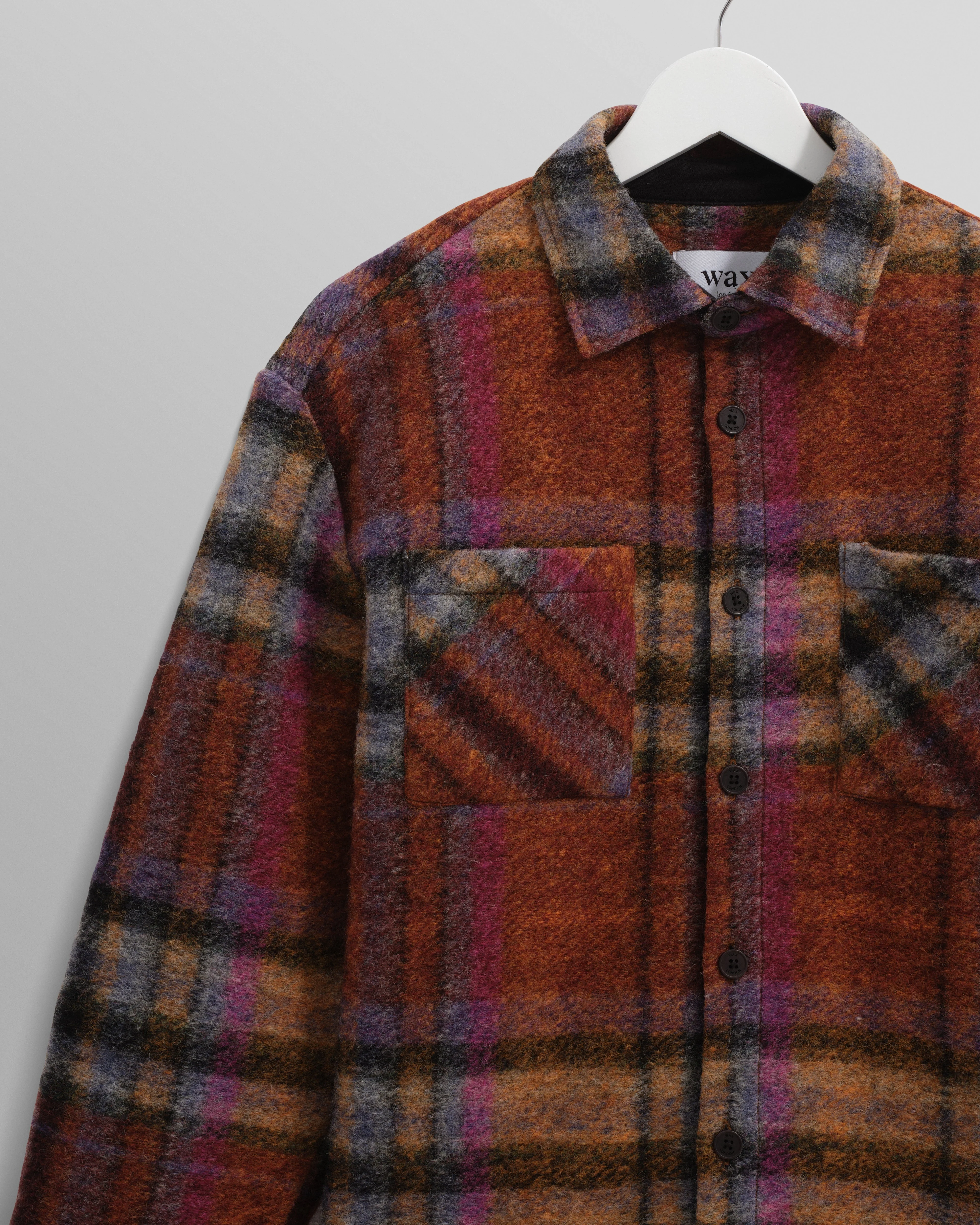 Whiting - Multicolour Wool Check Overshirt - Image 7