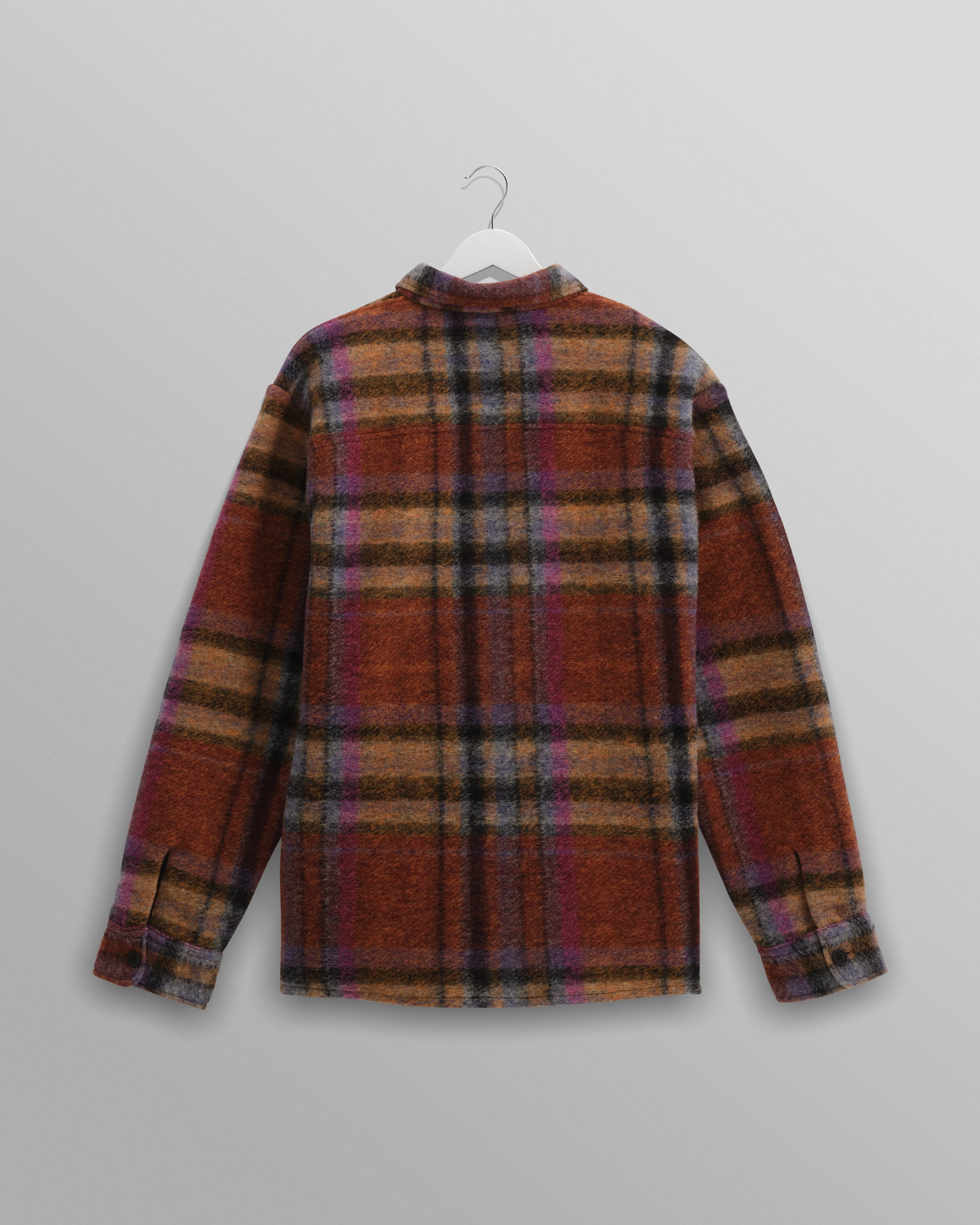 Whiting - Multicolour Wool Check Overshirt - Image 8