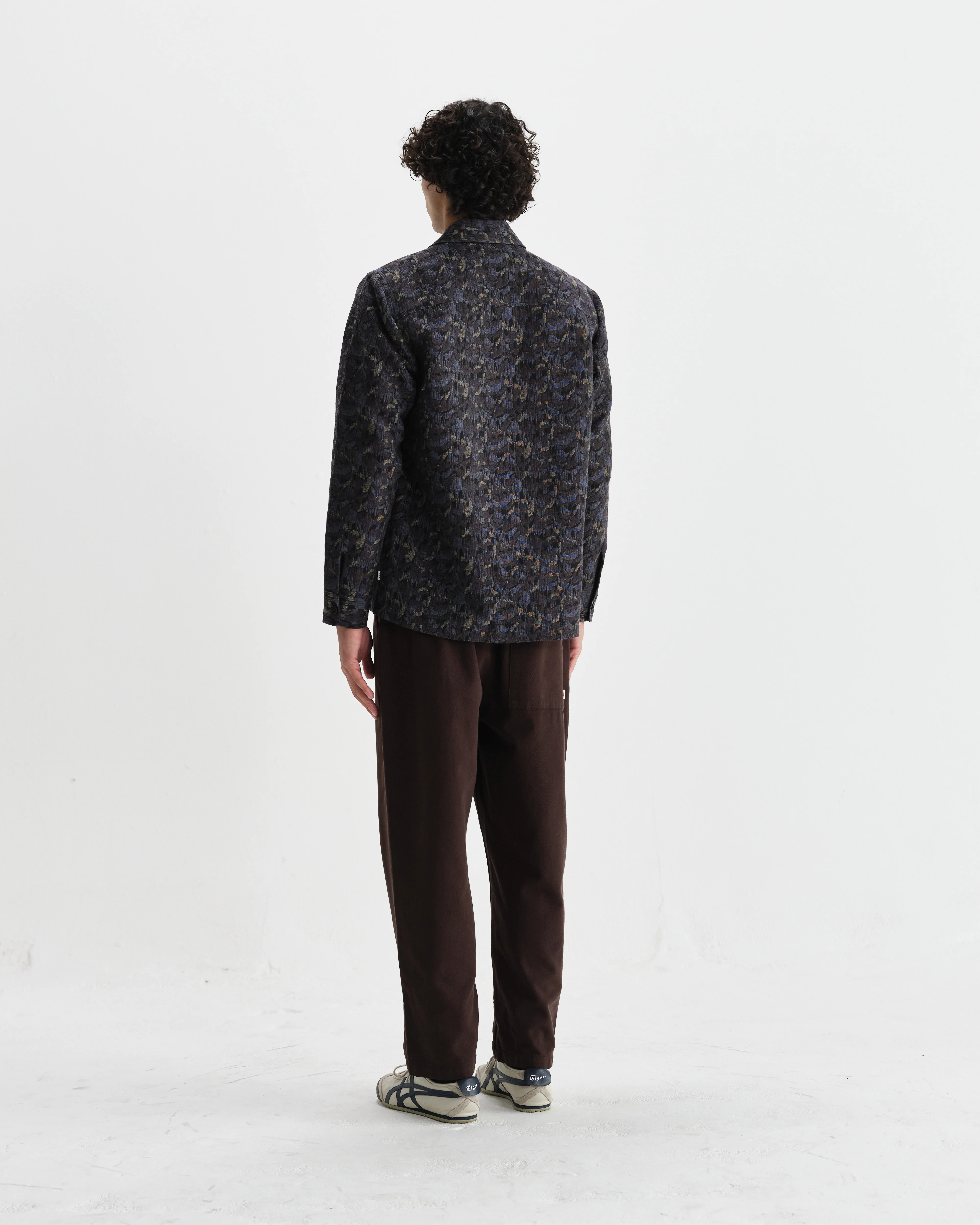 Whiting - Navy Camo Jacquard Overshirt - Image 6