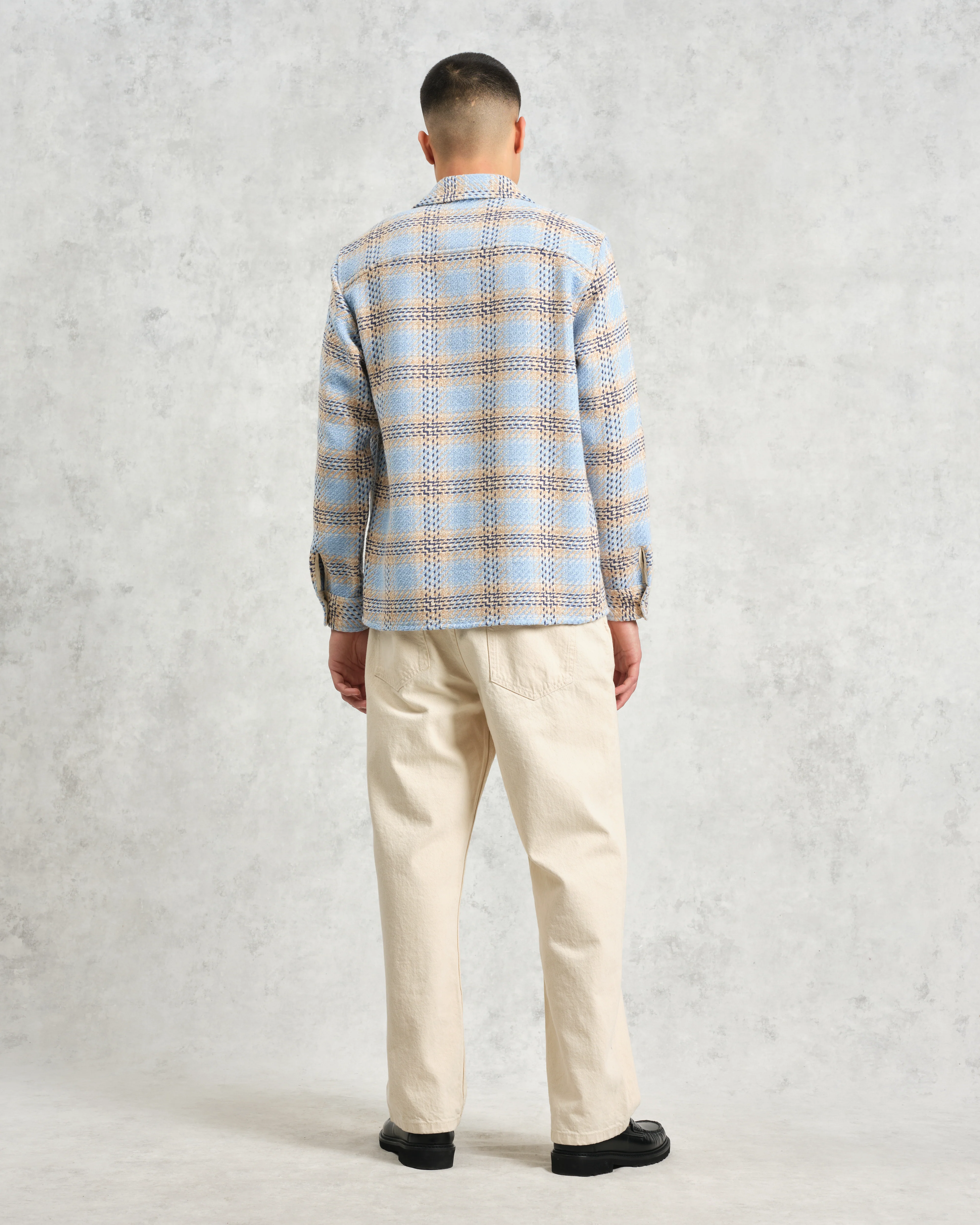 Whiting - Pale Blue Earl Check Overshirt - Image 6