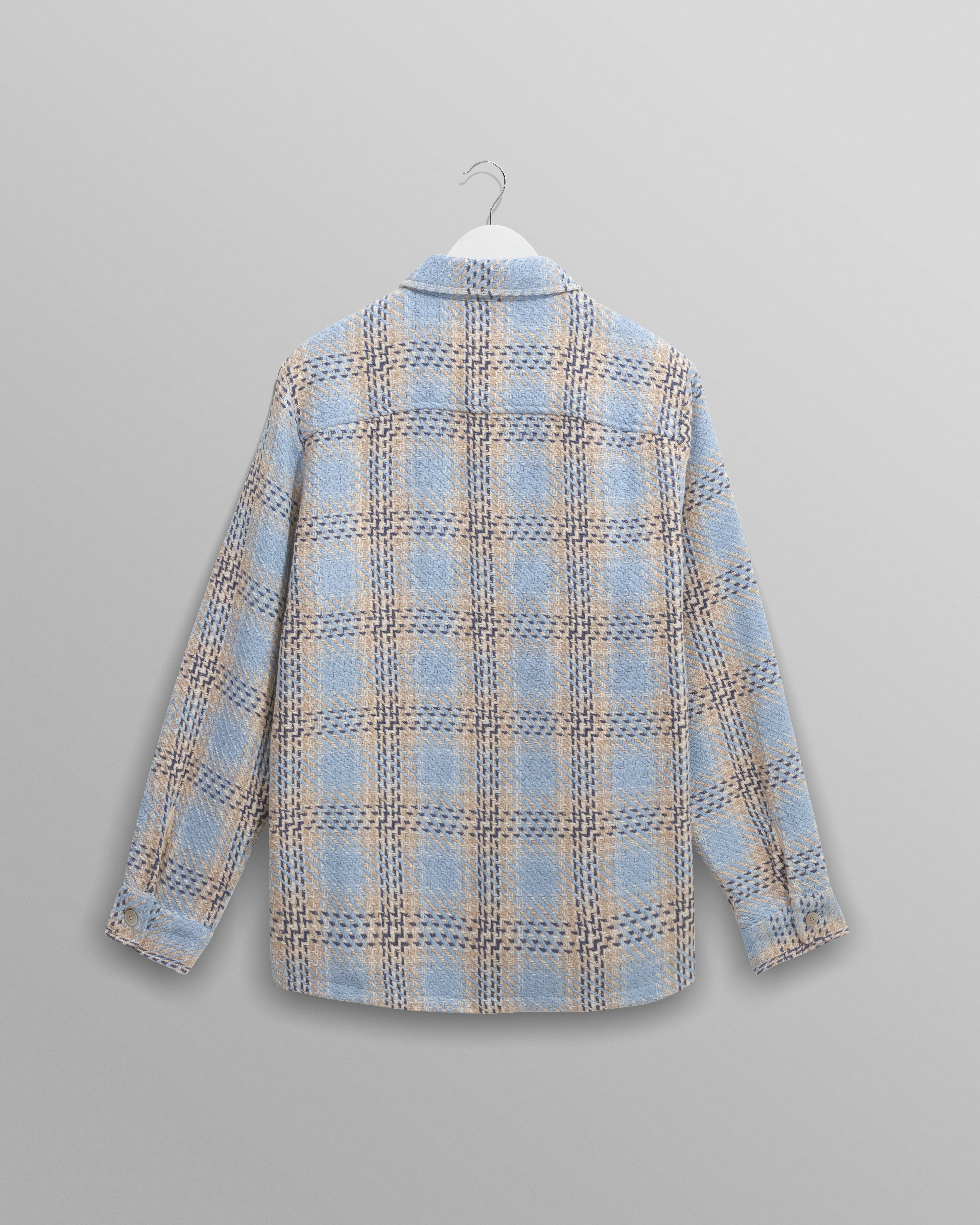 Whiting - Pale Blue Earl Check Overshirt - Image 9