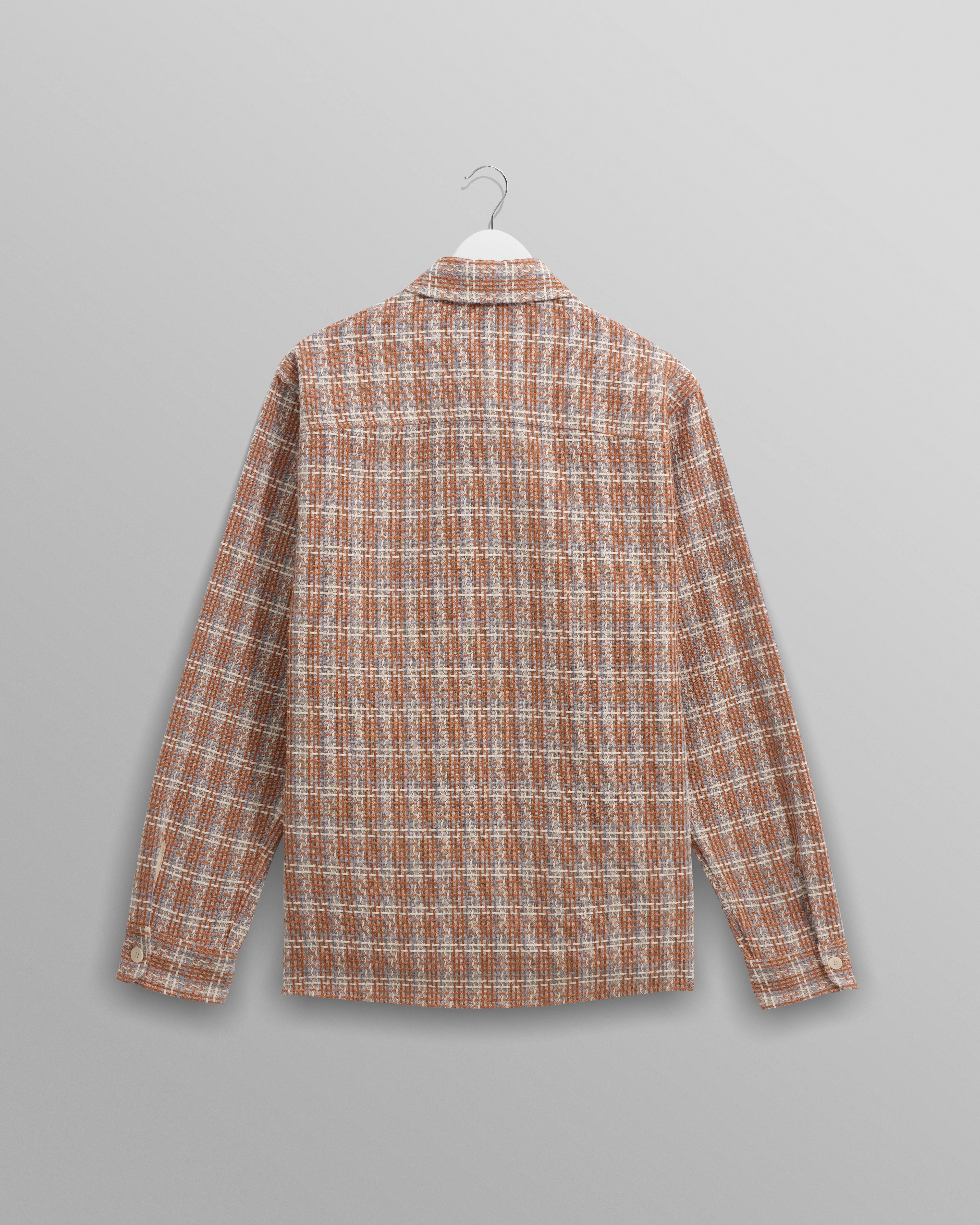 Whiting - Tan And Multicolour Ladder Check Overshirt - Image 9