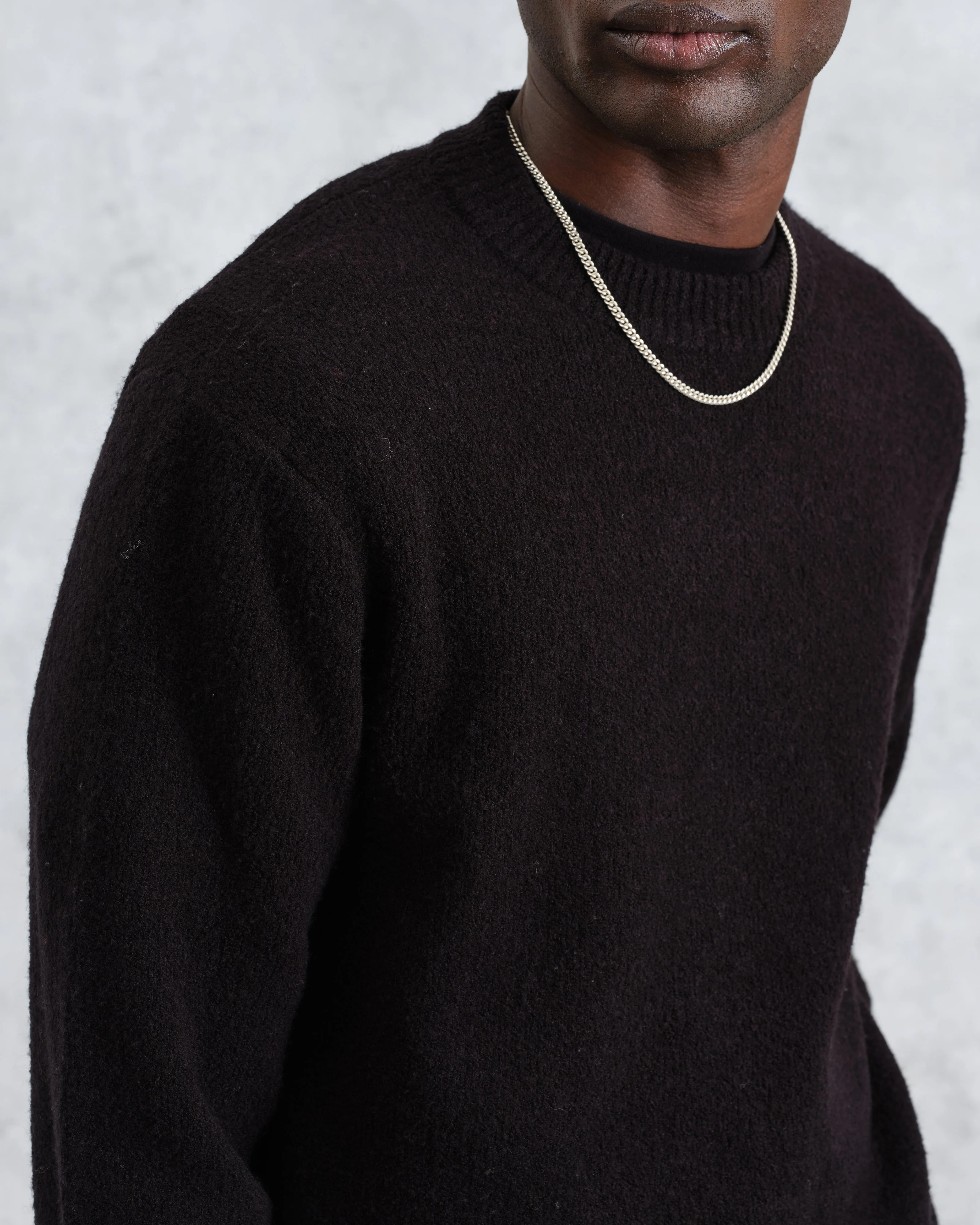 Wilde - Black Boucle Jumper - Image 3