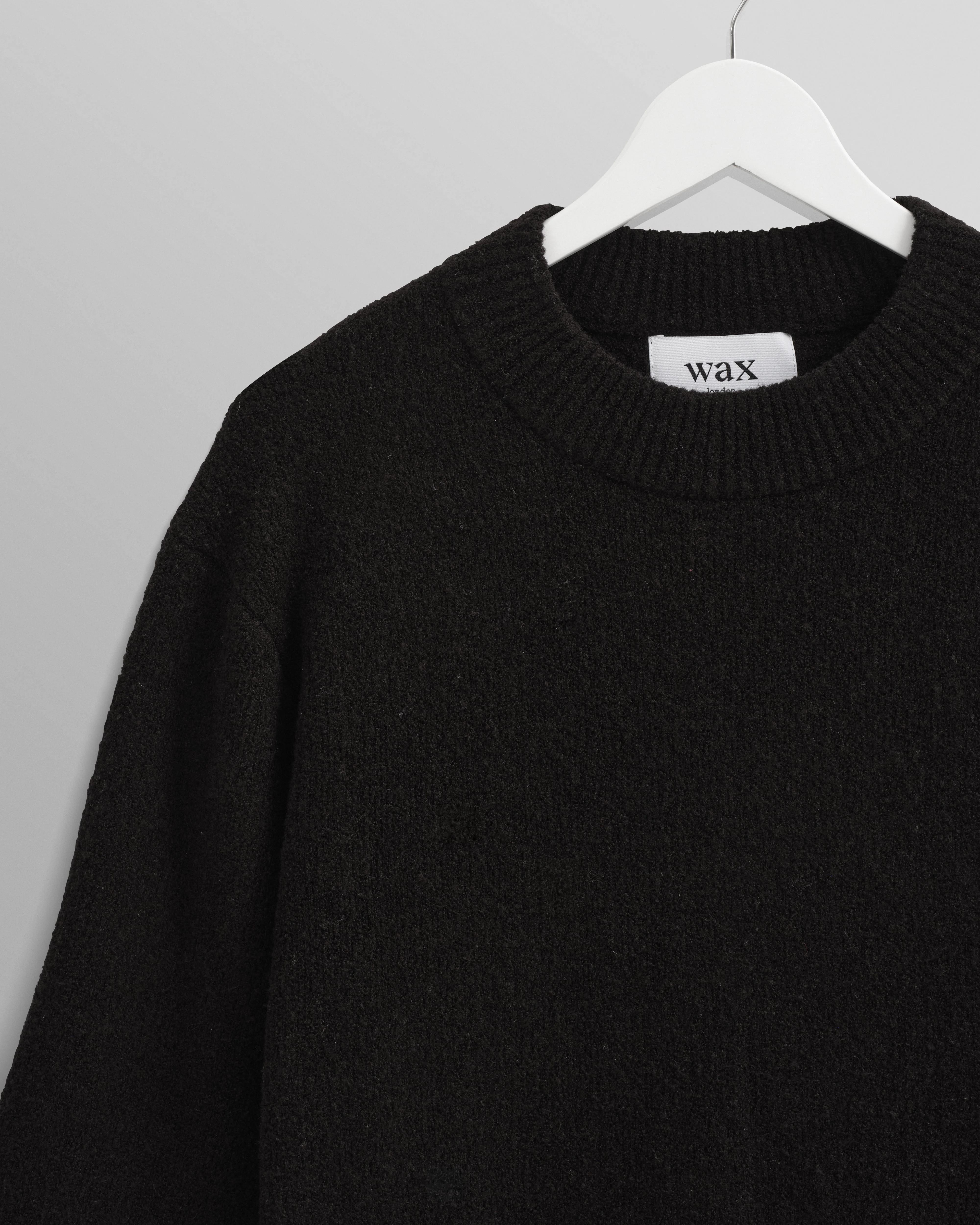 Wilde - Black Boucle Jumper - Image 8