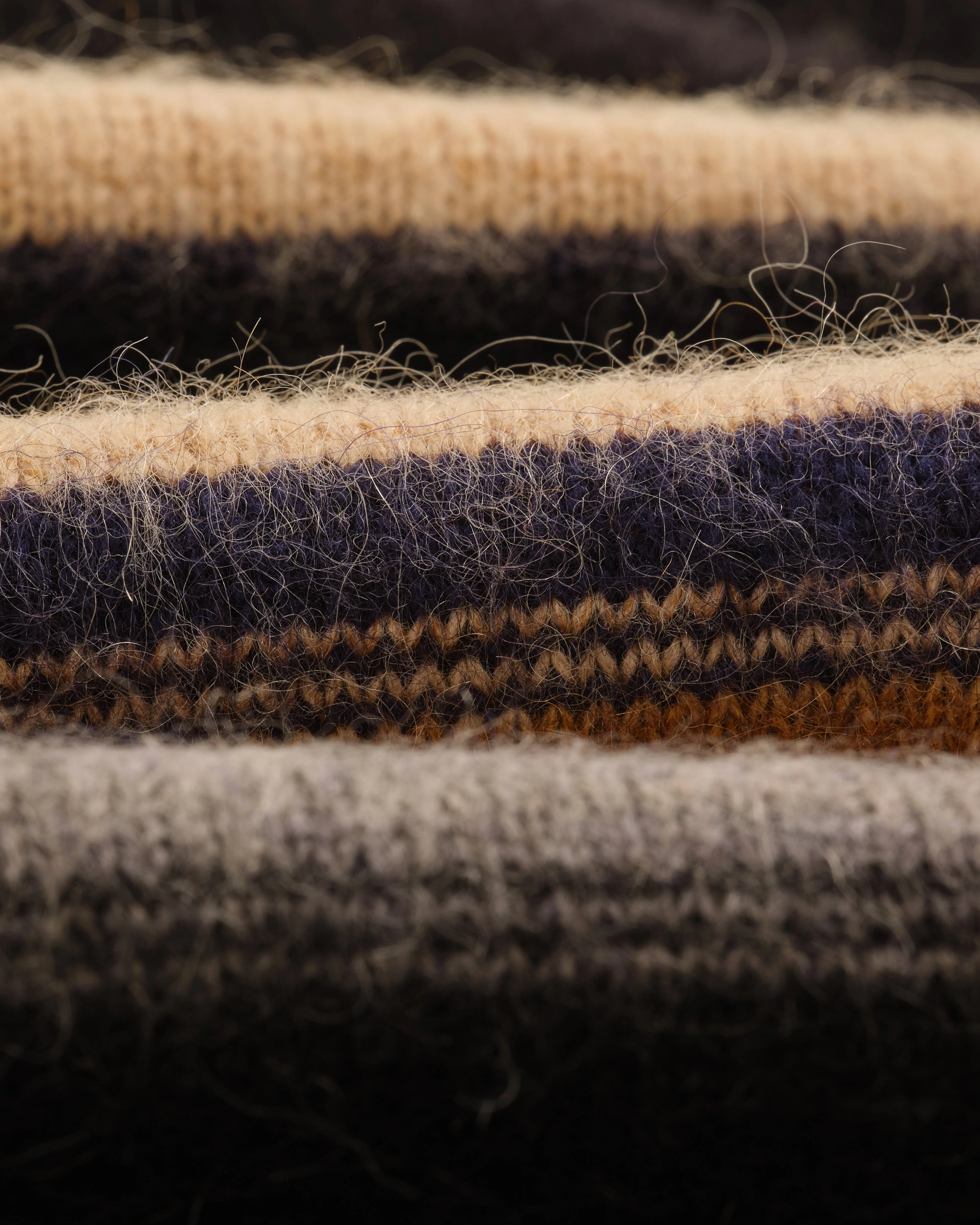 Wilde - Black Brush Stripe Wool Jumper - Image 10